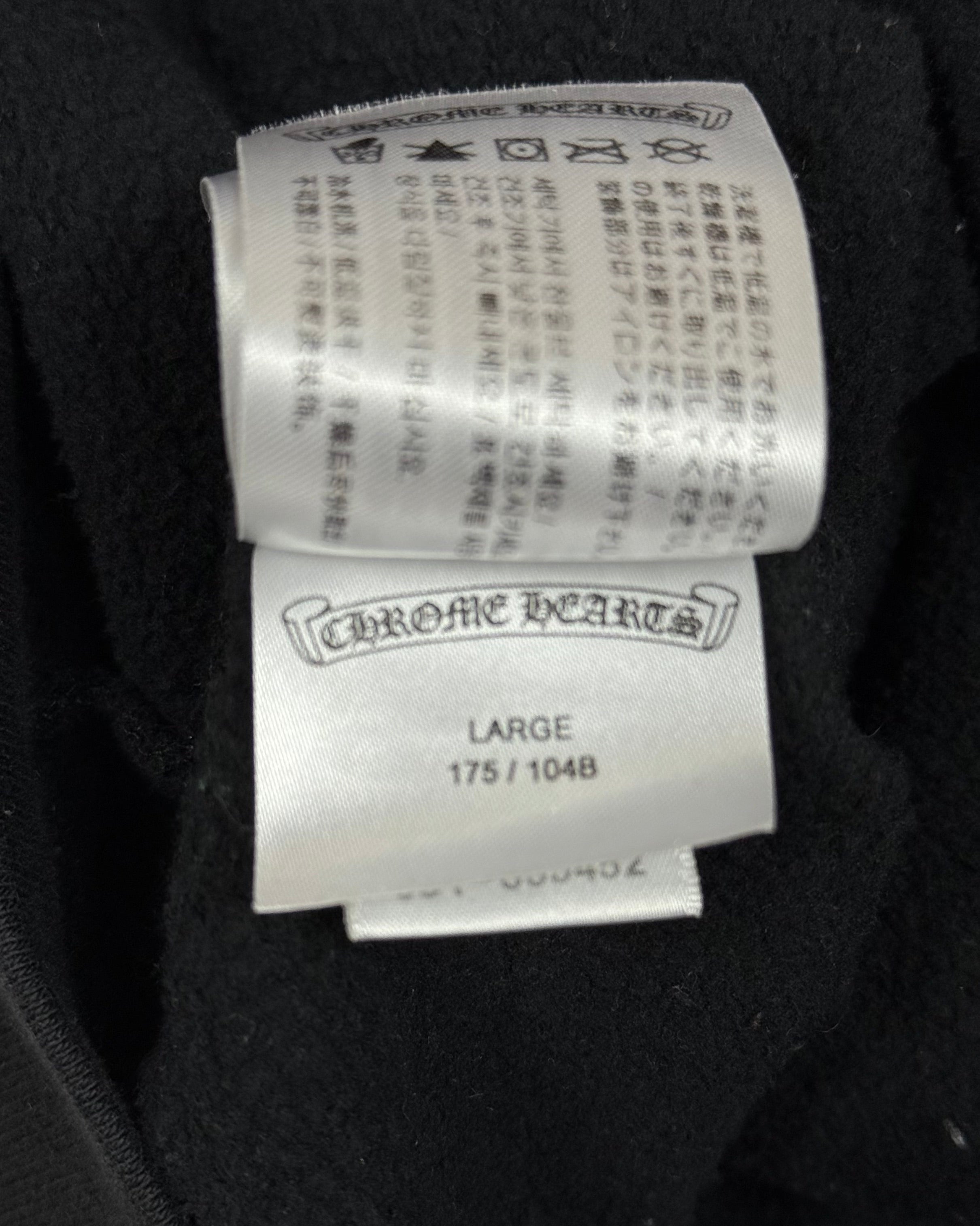 Chrome Hearts Vintage “Fuck You” Logo Hoodie Black
