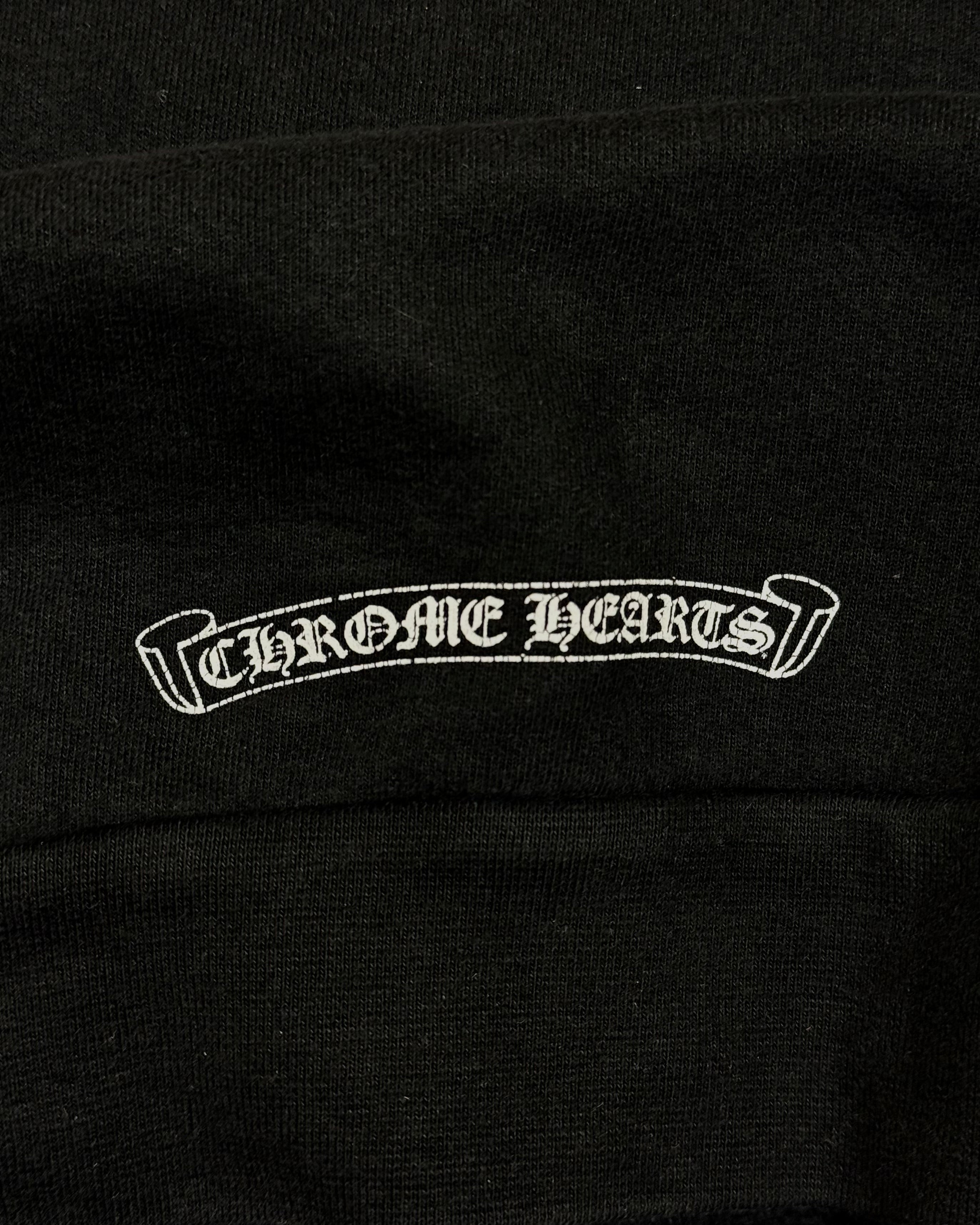 Chrome Hearts Vintage “Fuck You” Logo Hoodie Black