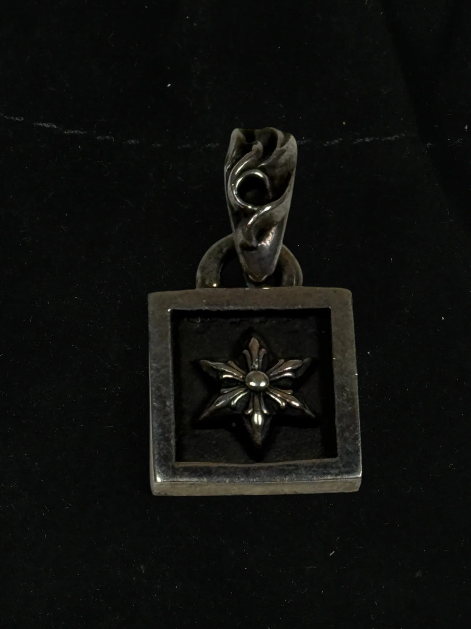 Chrome Hearts Framed Star Charm Necklace