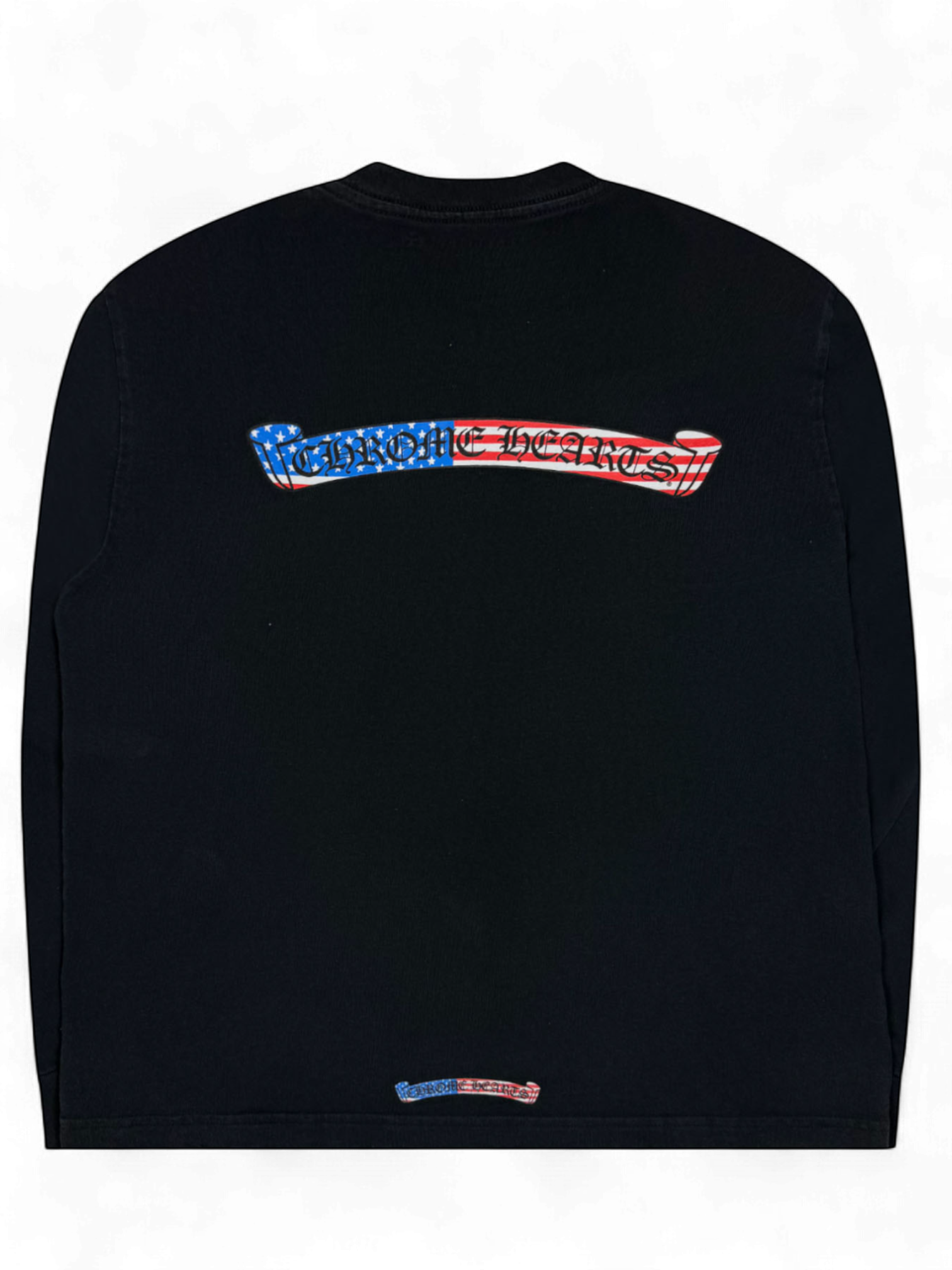 Chrome Hearts Matty Boy Black American Flag Longsleeve