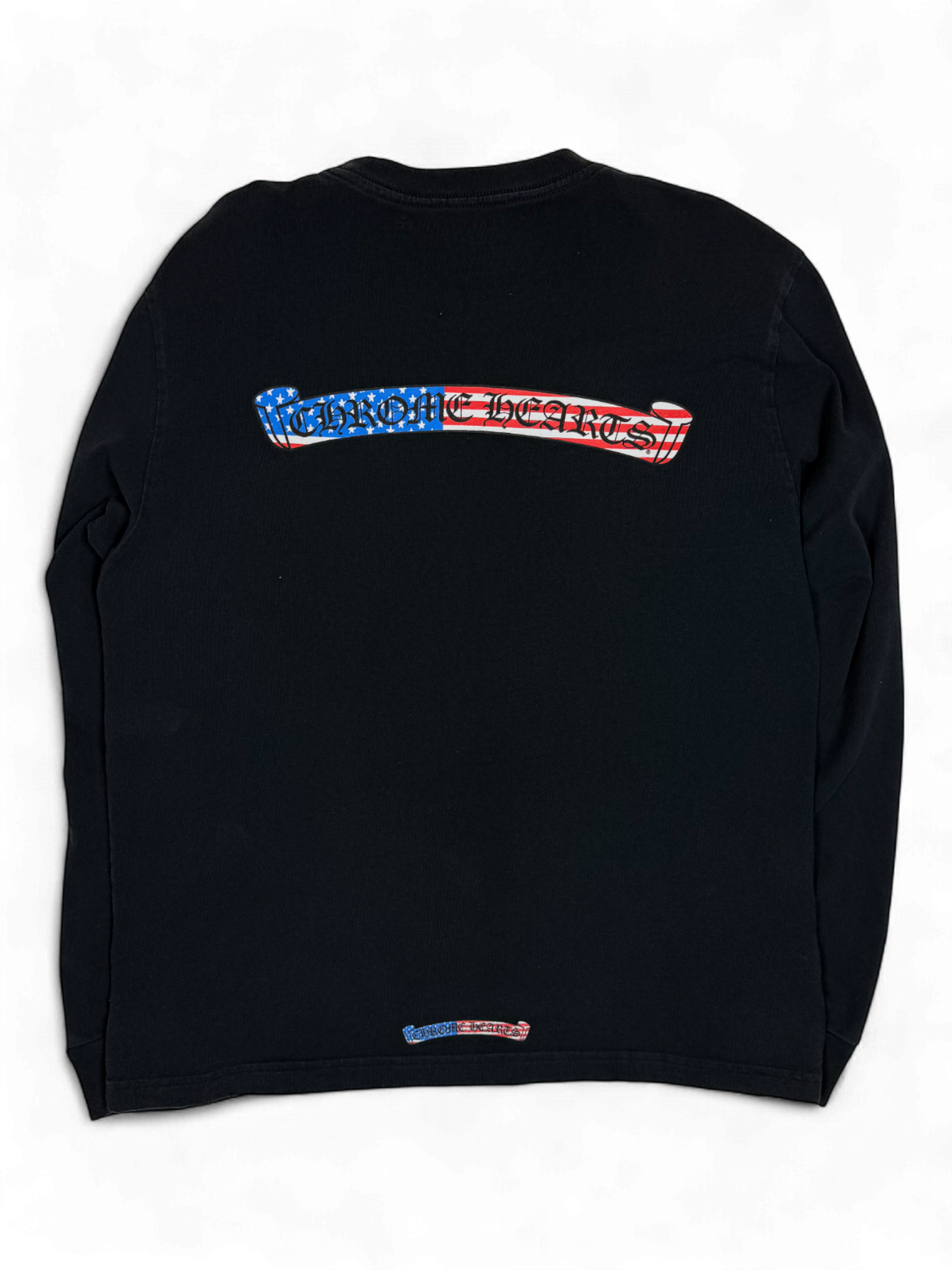 Chrome Hearts Matty Boy Black American Flag Longsleeve