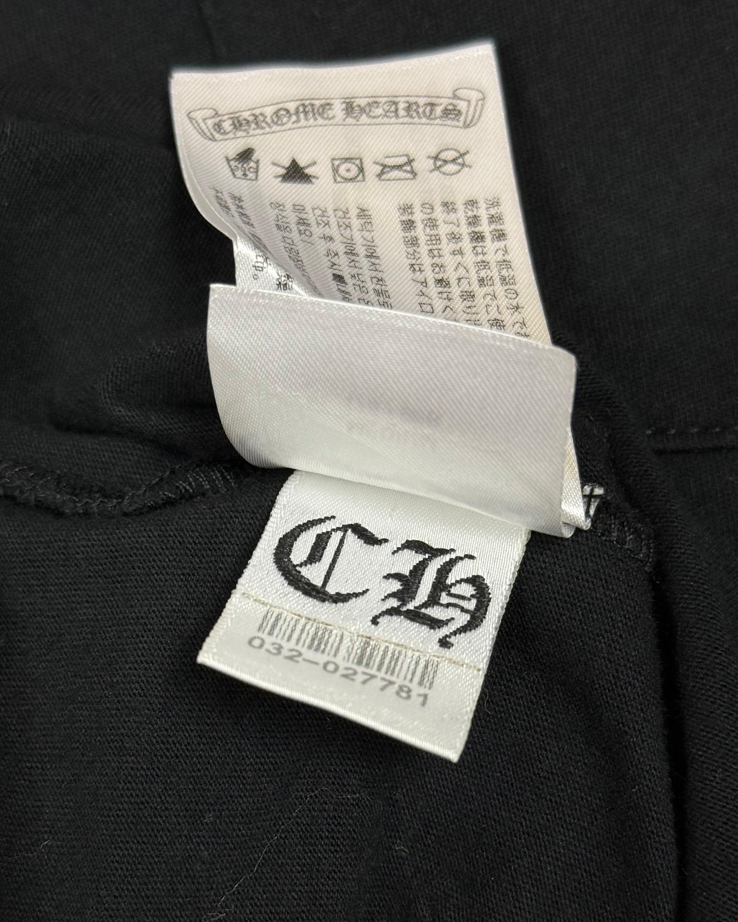 Chrome Hearts Black Yellow Plus Logo Longsleeve