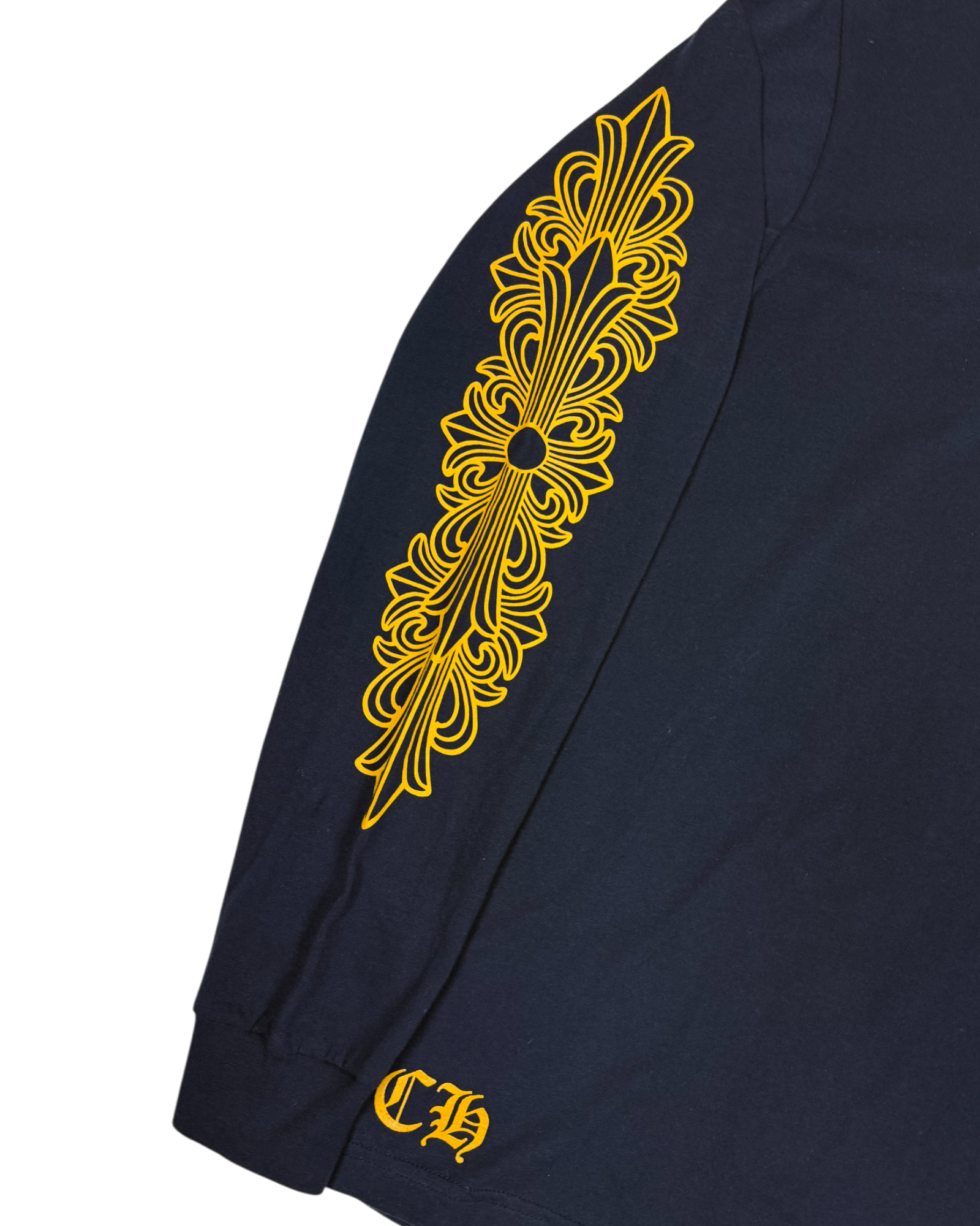 Chrome Heart Navy Yellow Dagger Longsleeve