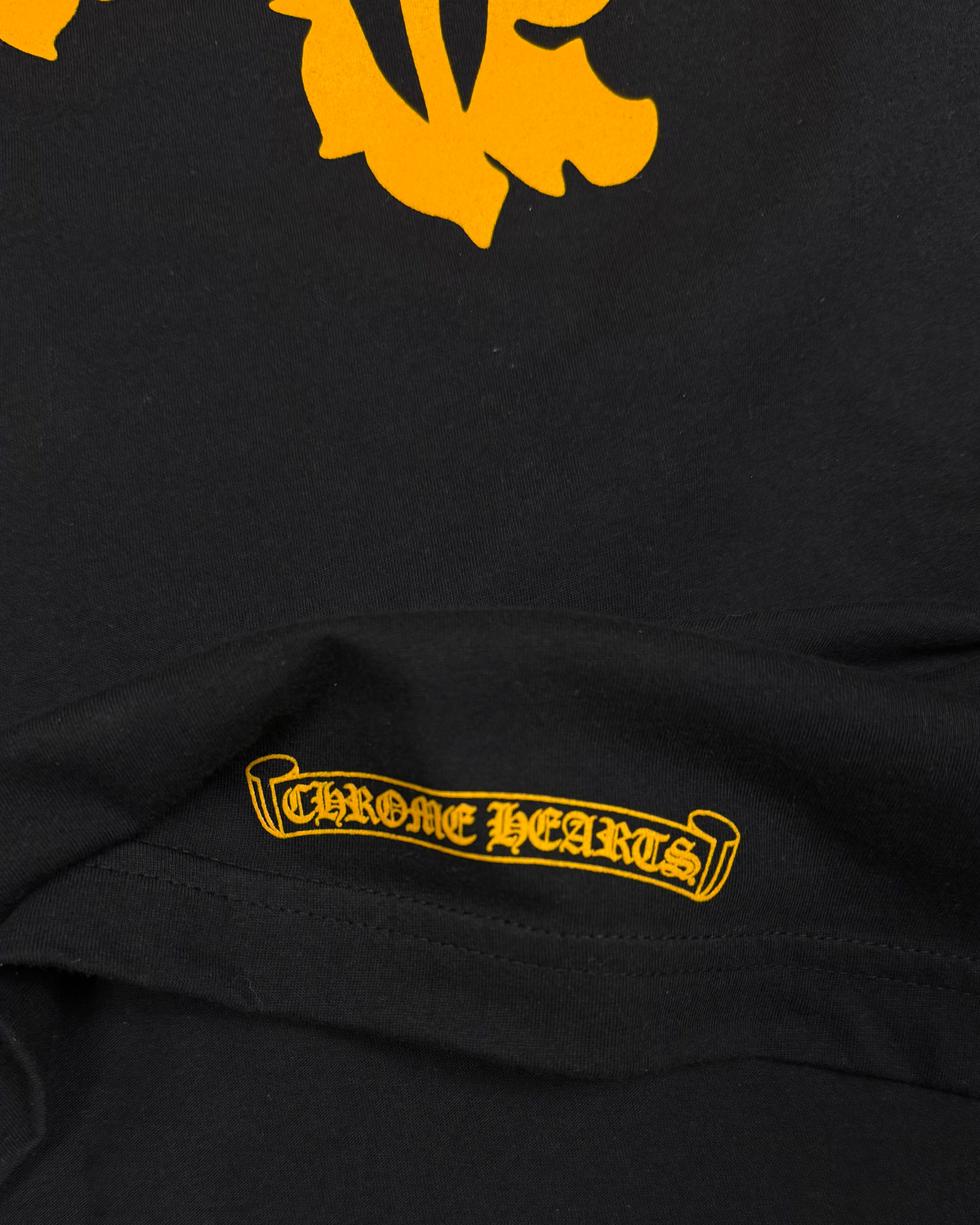Chrome Heart Navy Yellow Dagger Longsleeve