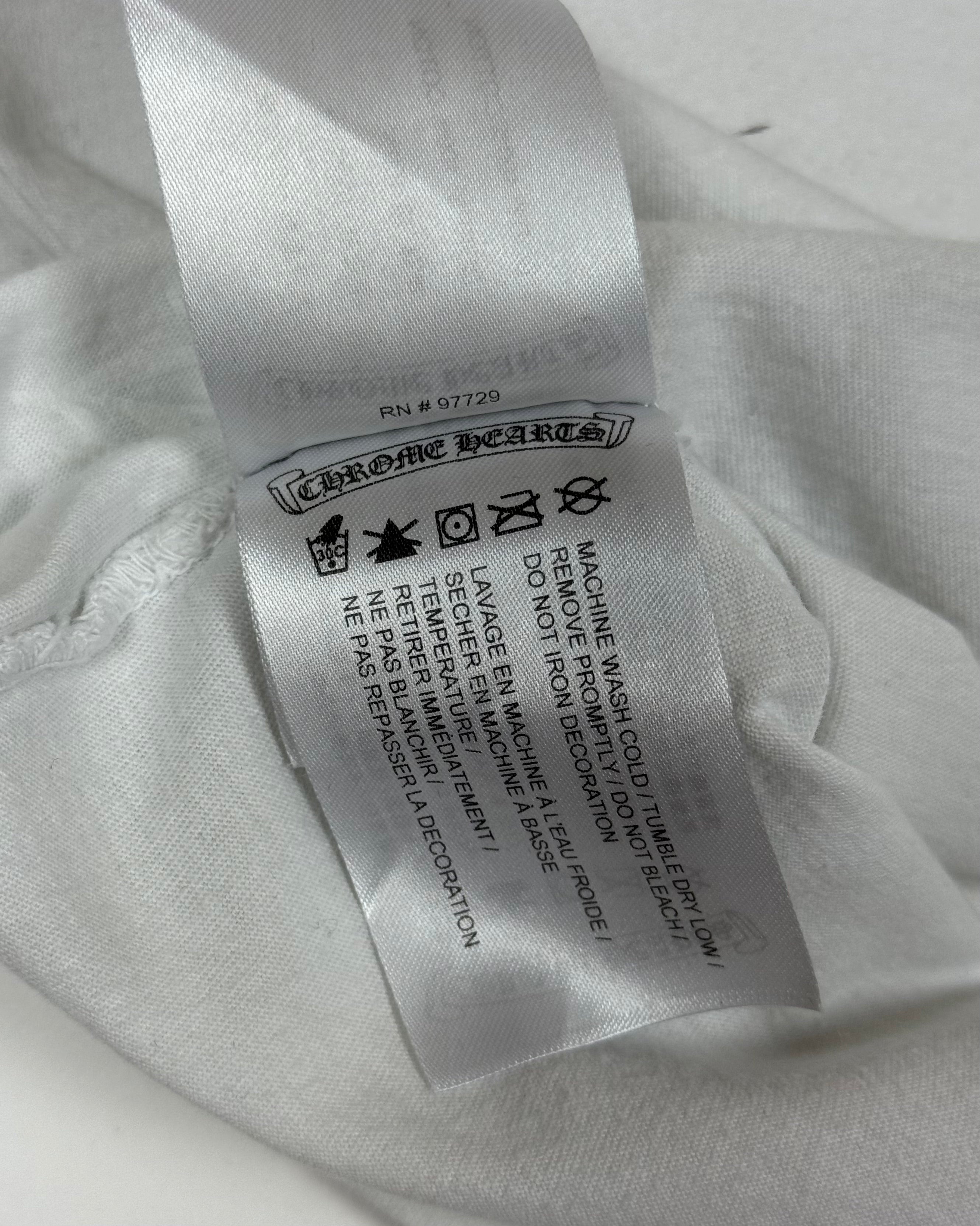 Chrome Hearts White Las Vegas Exclusive Tee