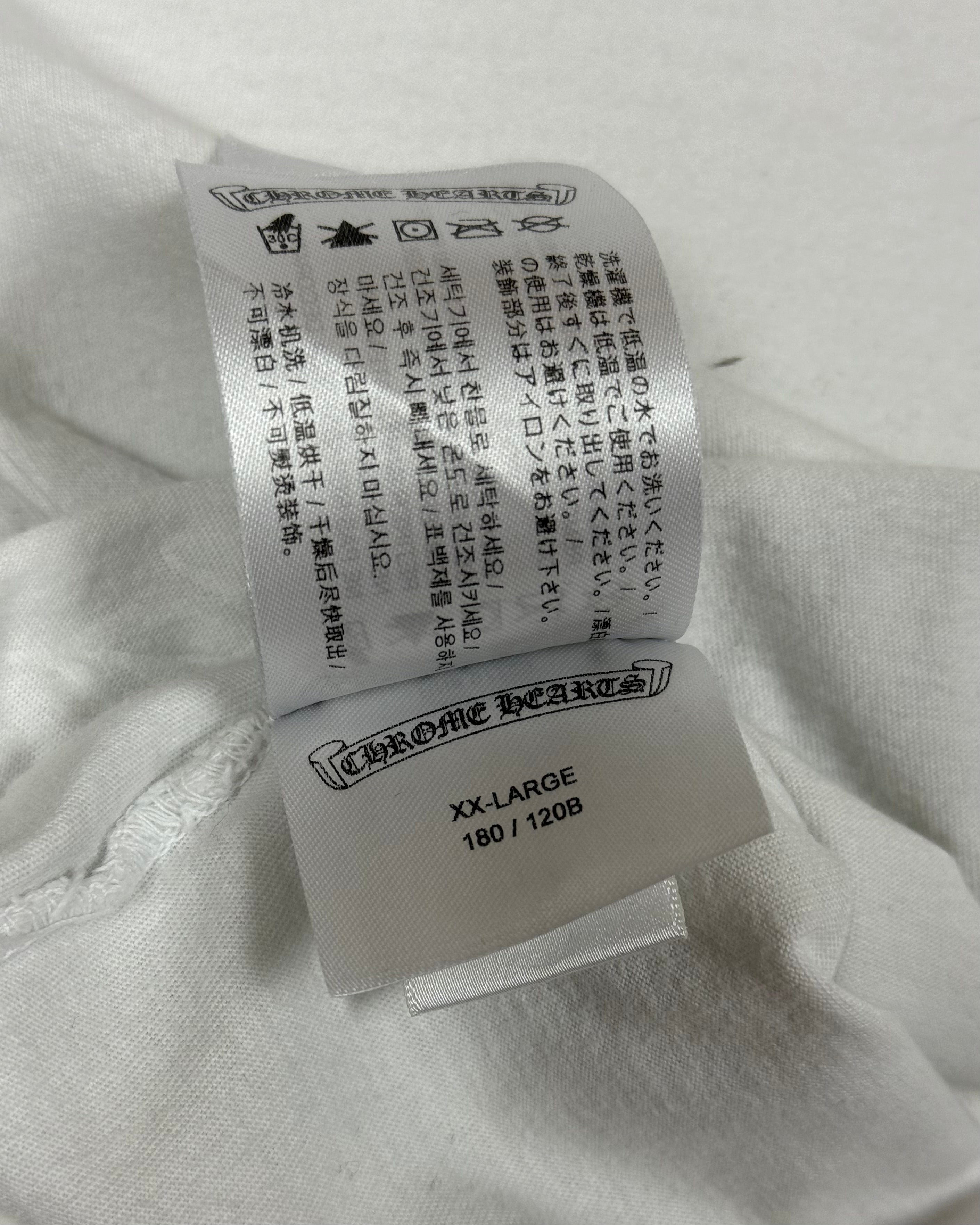 Chrome Hearts White Las Vegas Exclusive Tee