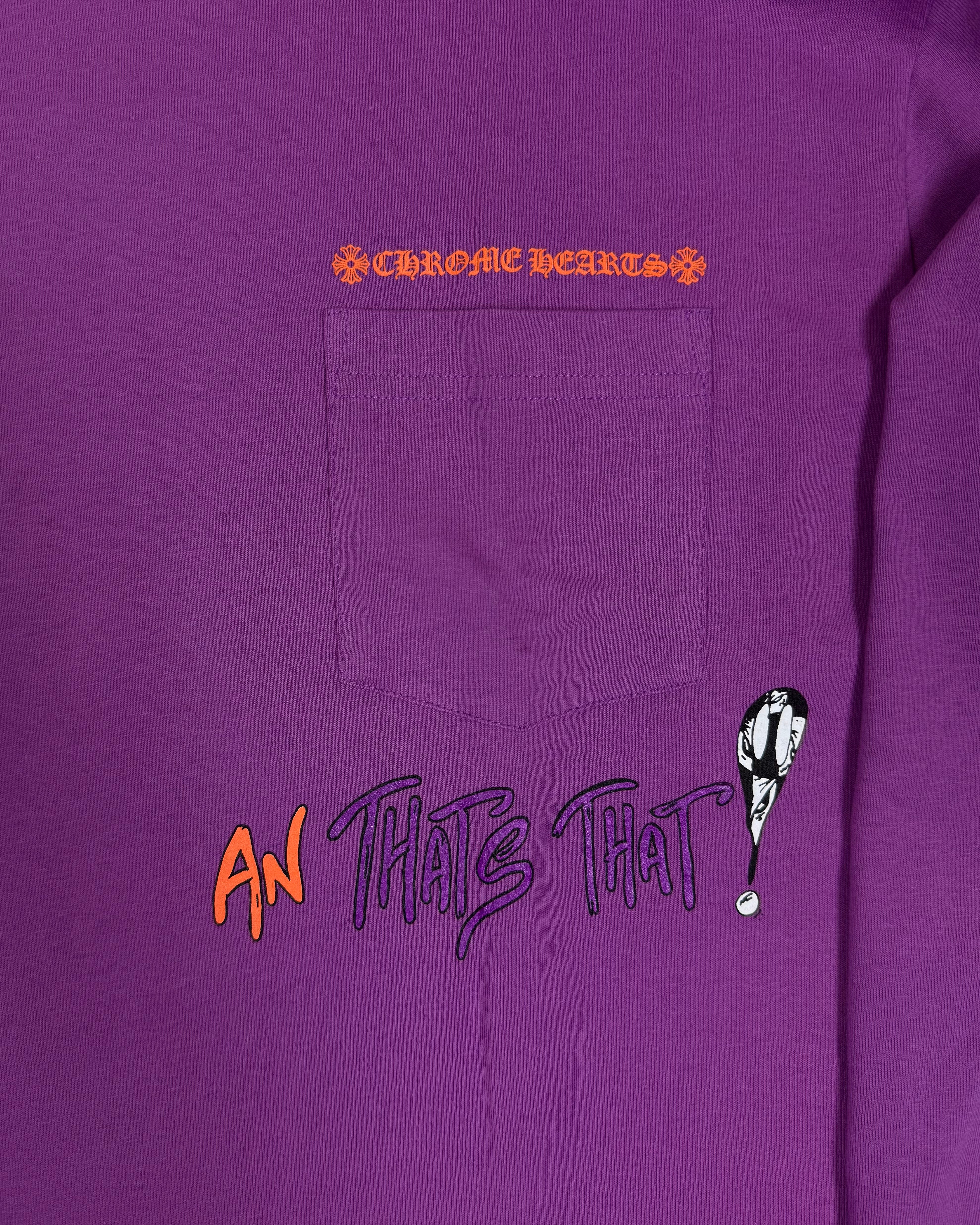 Chrome Hearts Matty Boy I Want More Not Less Purple Longsleeve