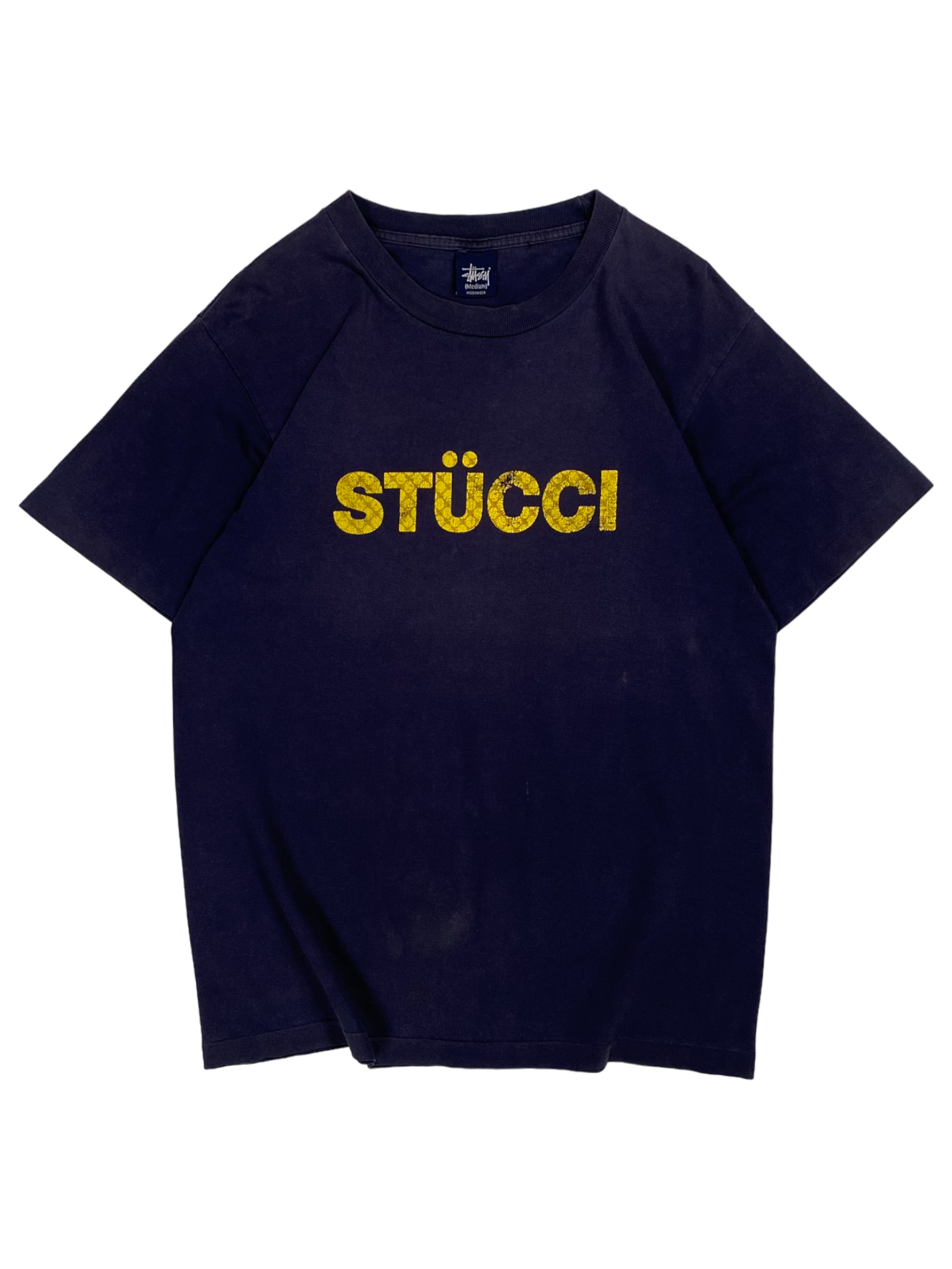 Stüssy Vintage Navy Stücci Tee