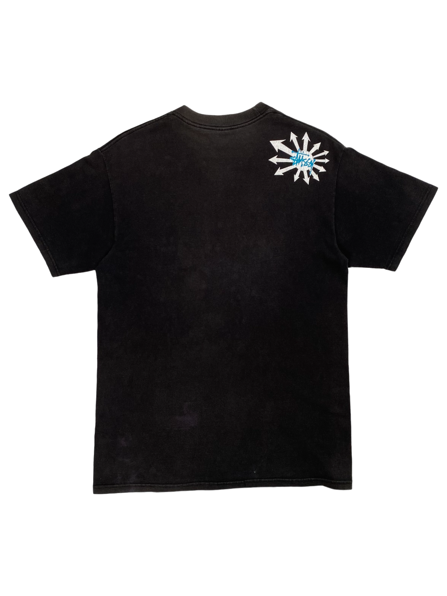 Stussy Vintage Black SK8 Logo Tee