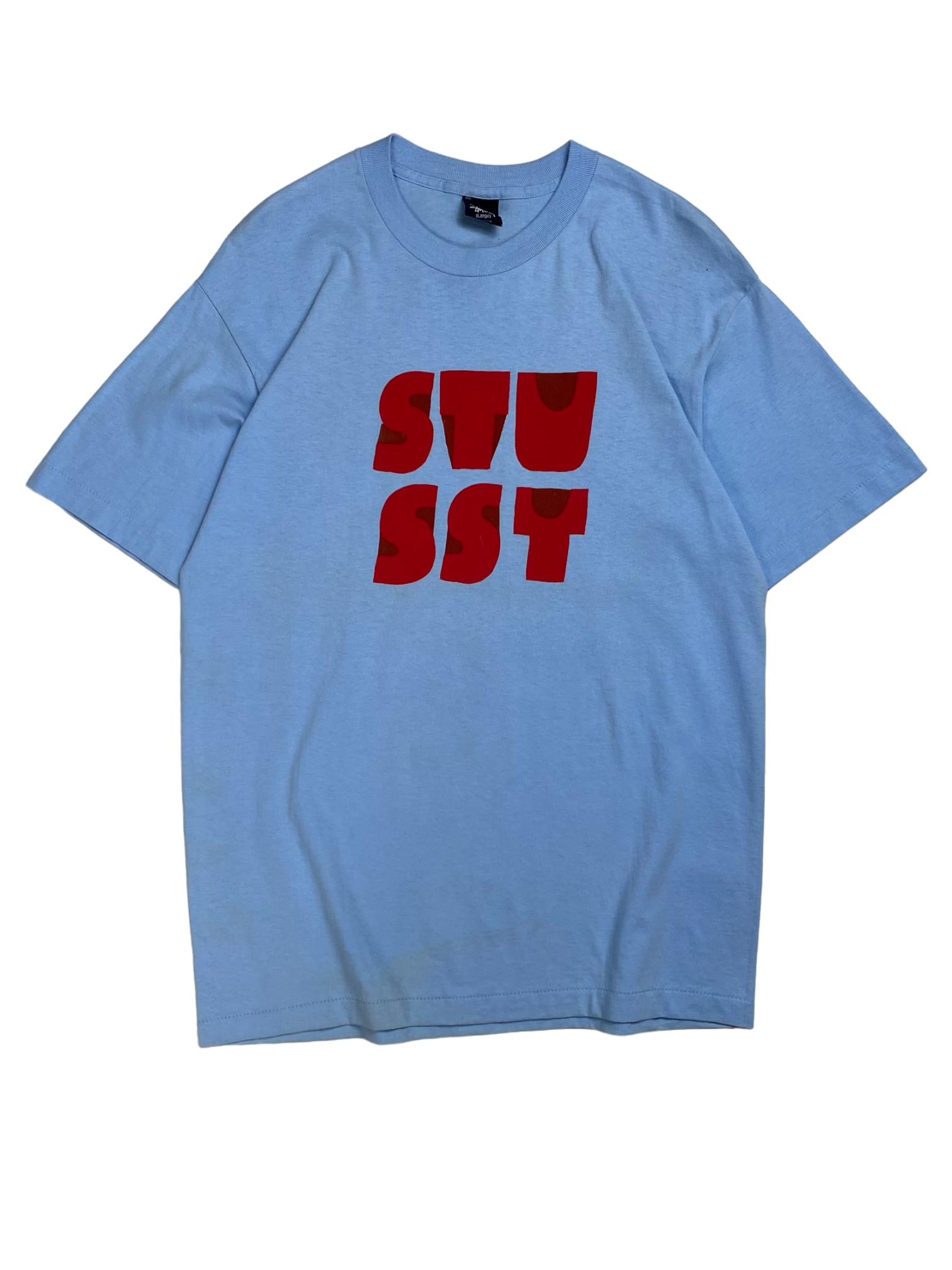 Stussy Vintage Baby Blue Tee