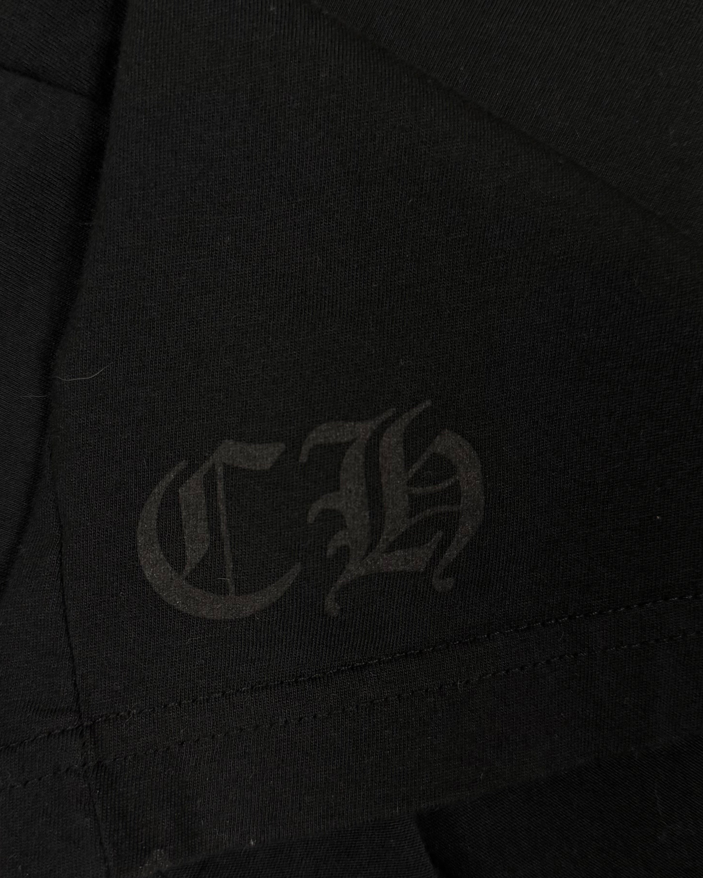 Chrome Hearts Black Horseshoe Logo Tee