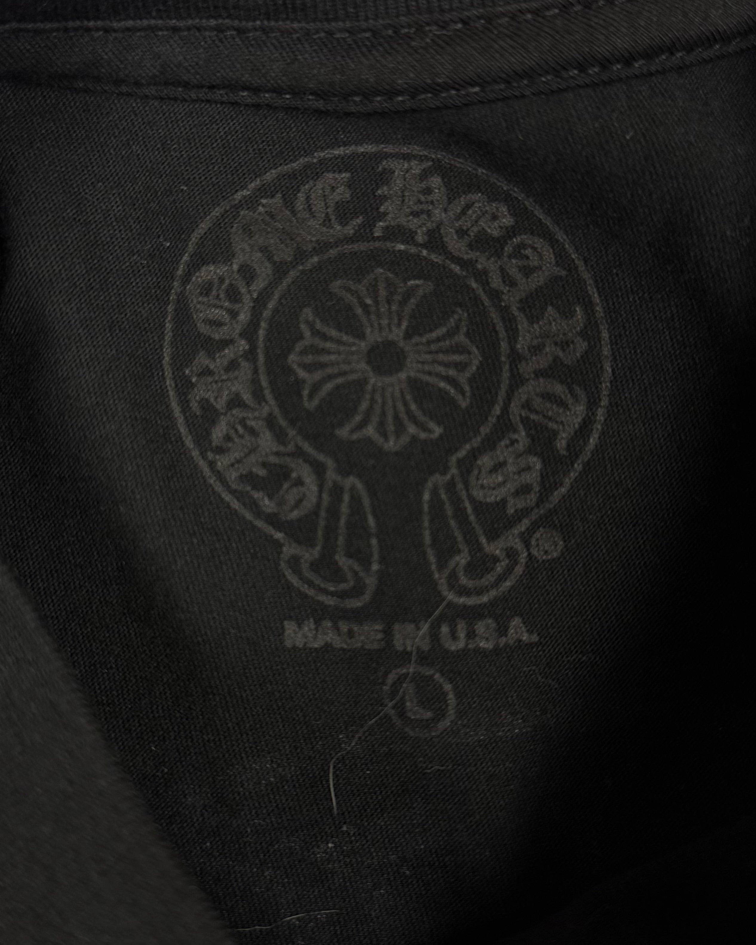 Chrome Hearts Black Horseshoe Logo Tee