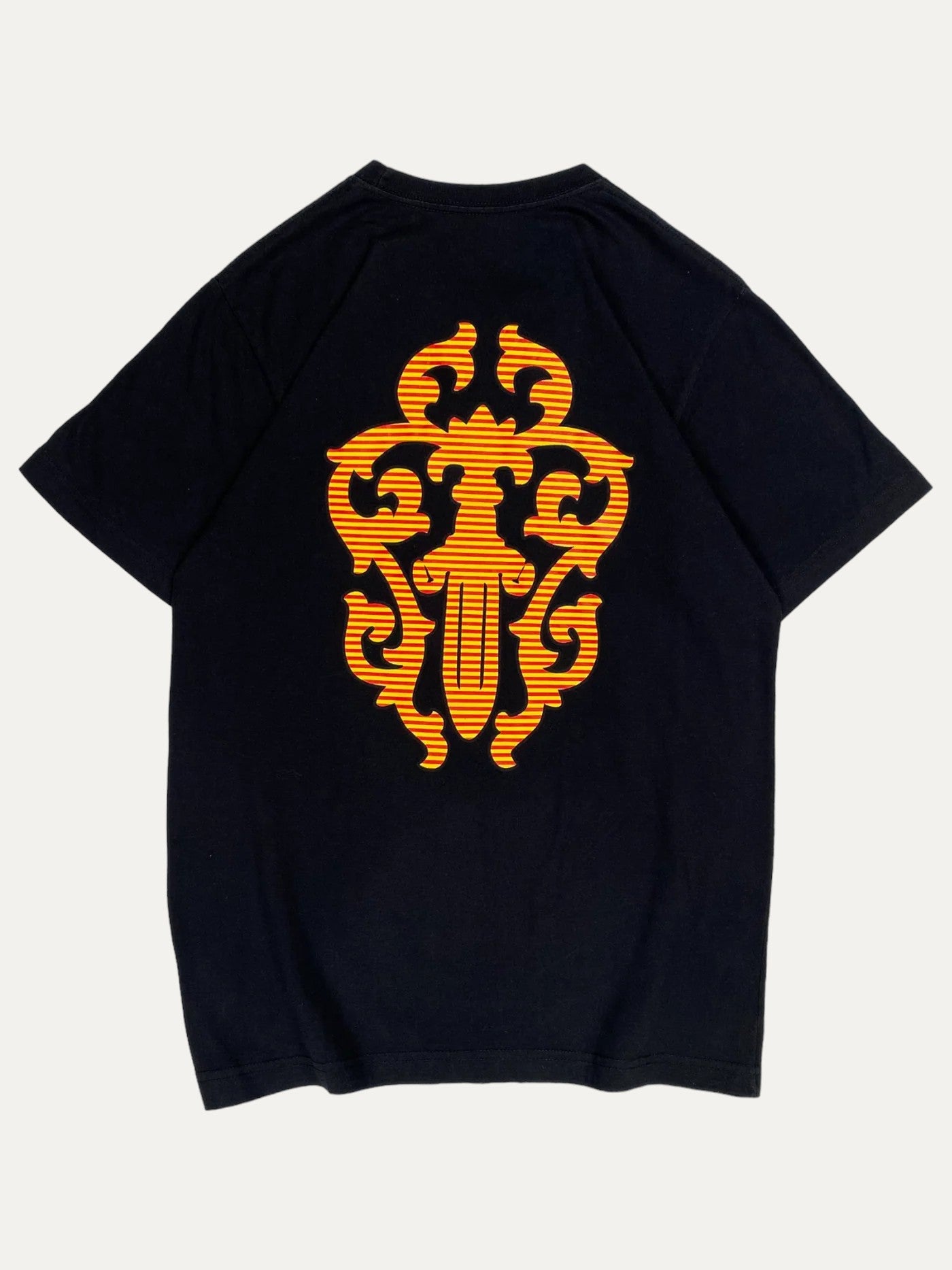 Chrome Hearts Black Yellow Dagger Tee