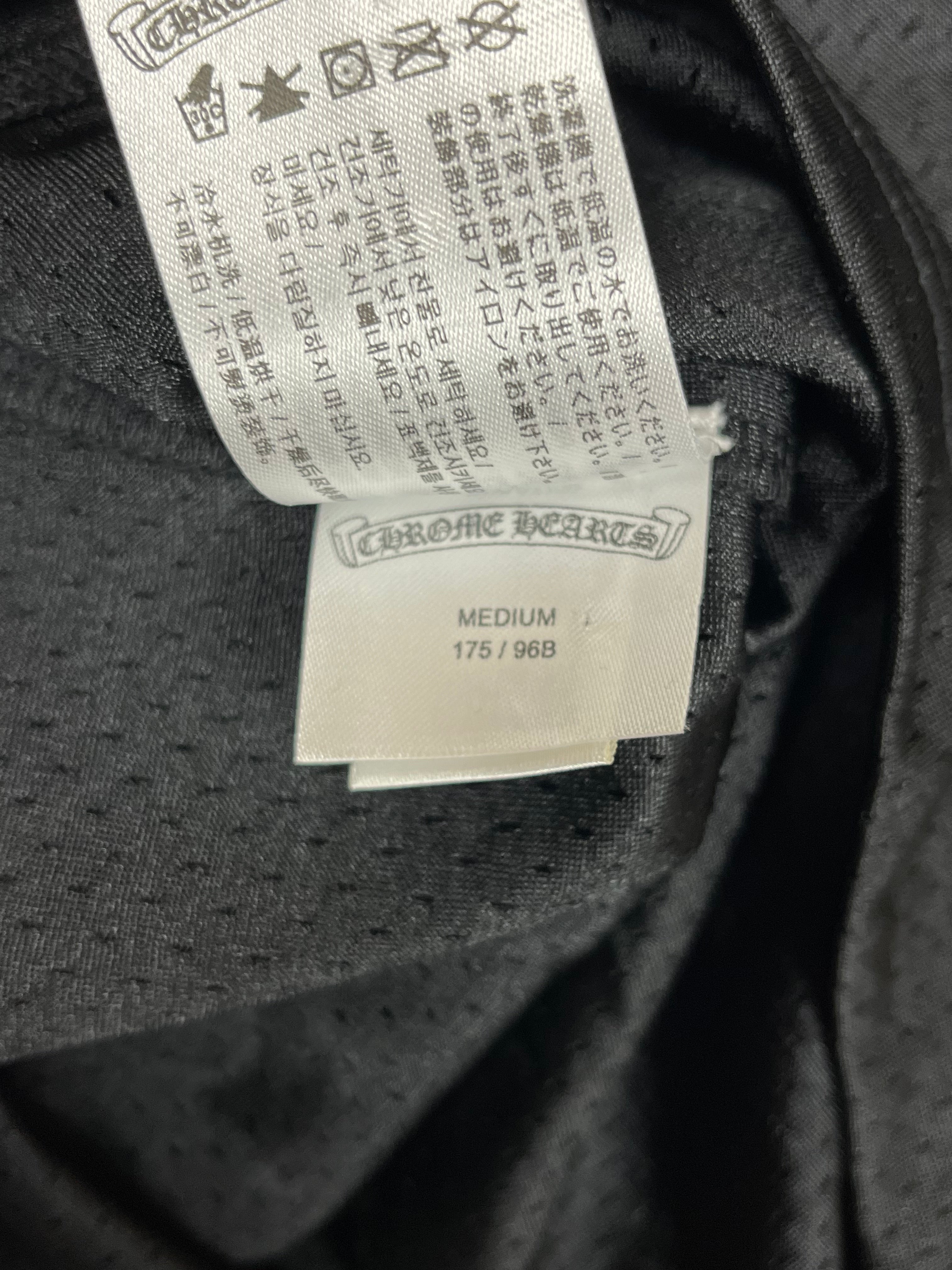Chrome Hearts Black Mesh Stadium Football Jersey