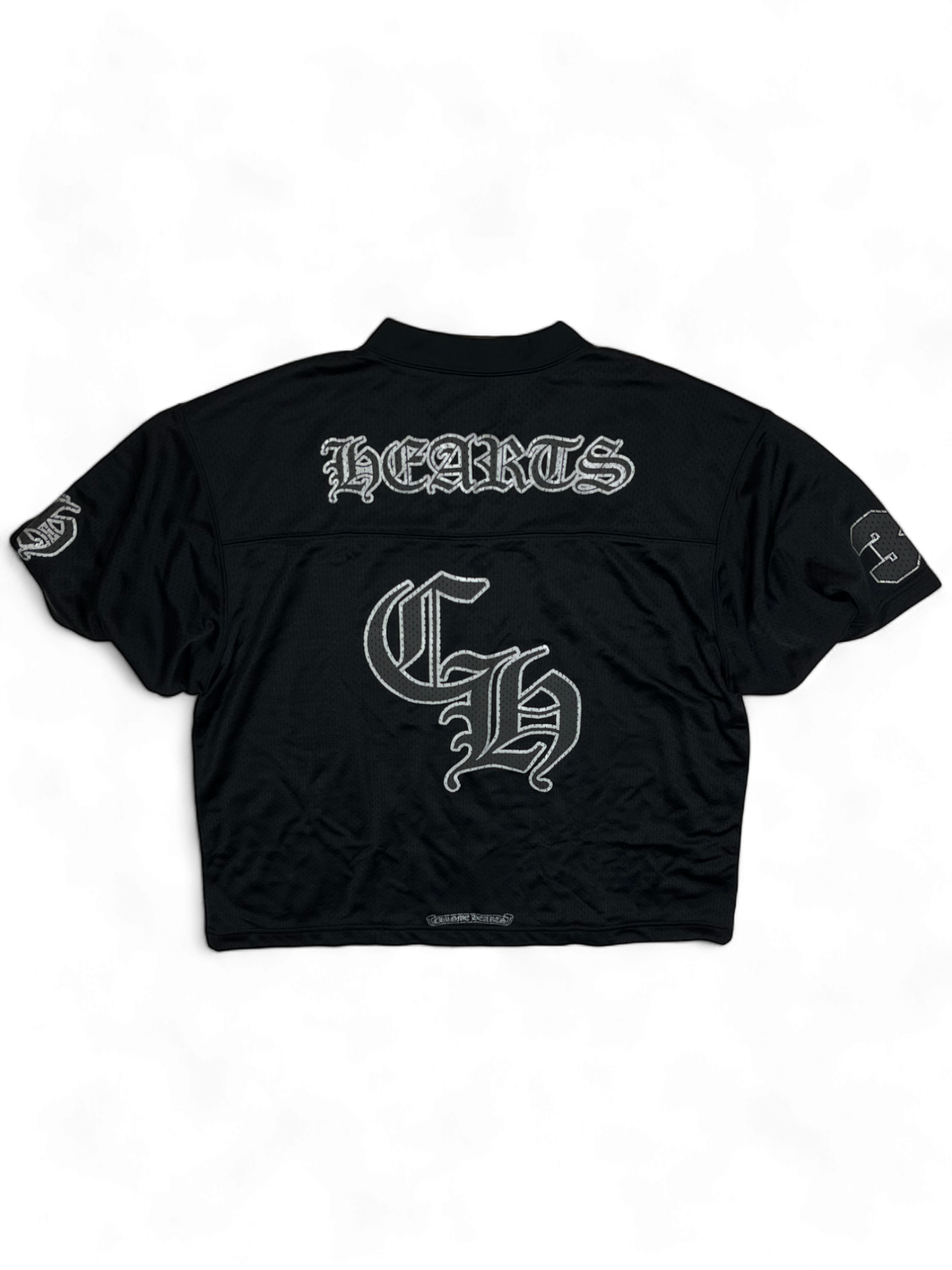Chrome Hearts Black Mesh Stadium Football Jersey