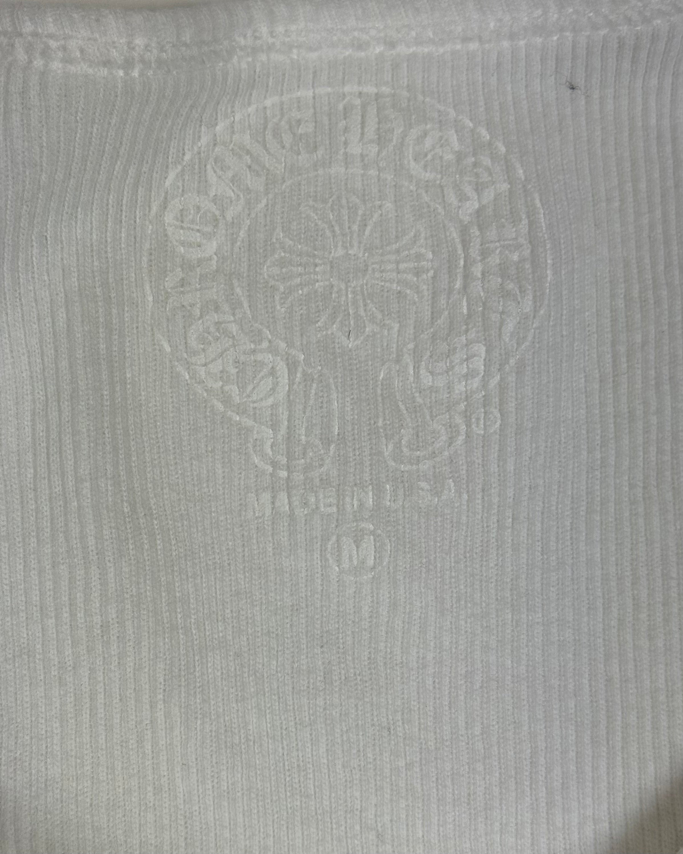Chrome Hearts T-Bar White Tank Top