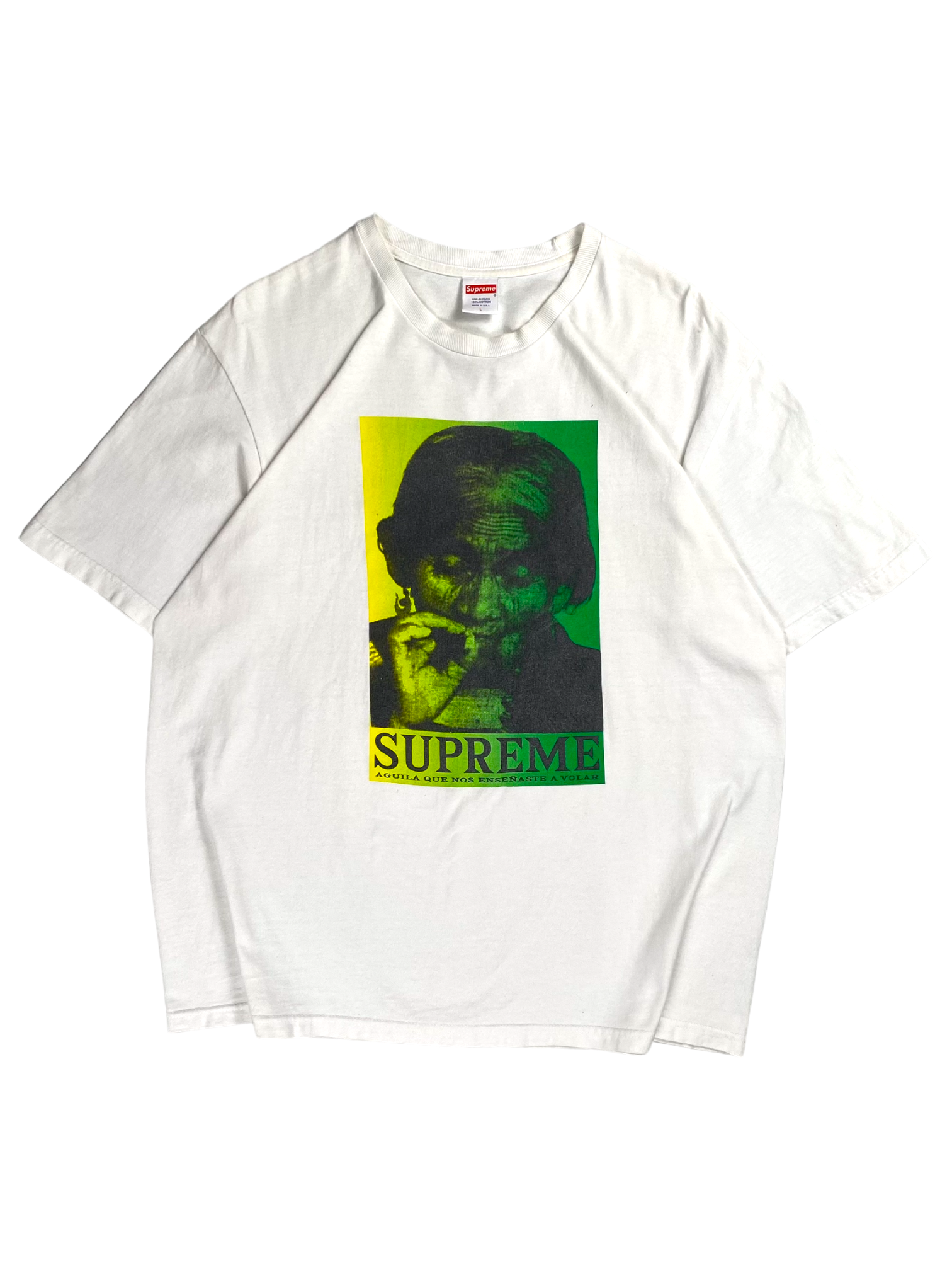 2019 Supreme White Aguila Tee
