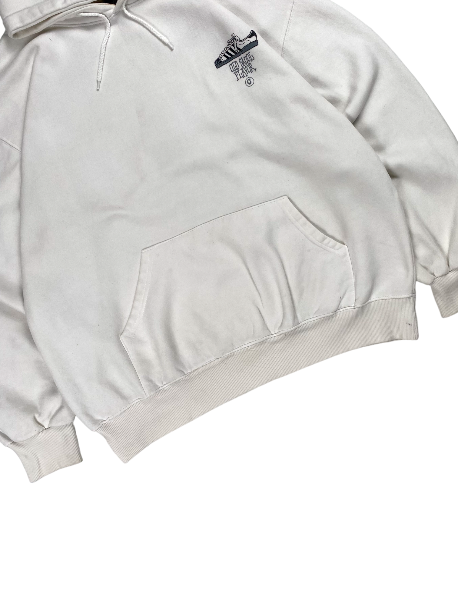 Stussy White Old Skool Flavour Hoodie