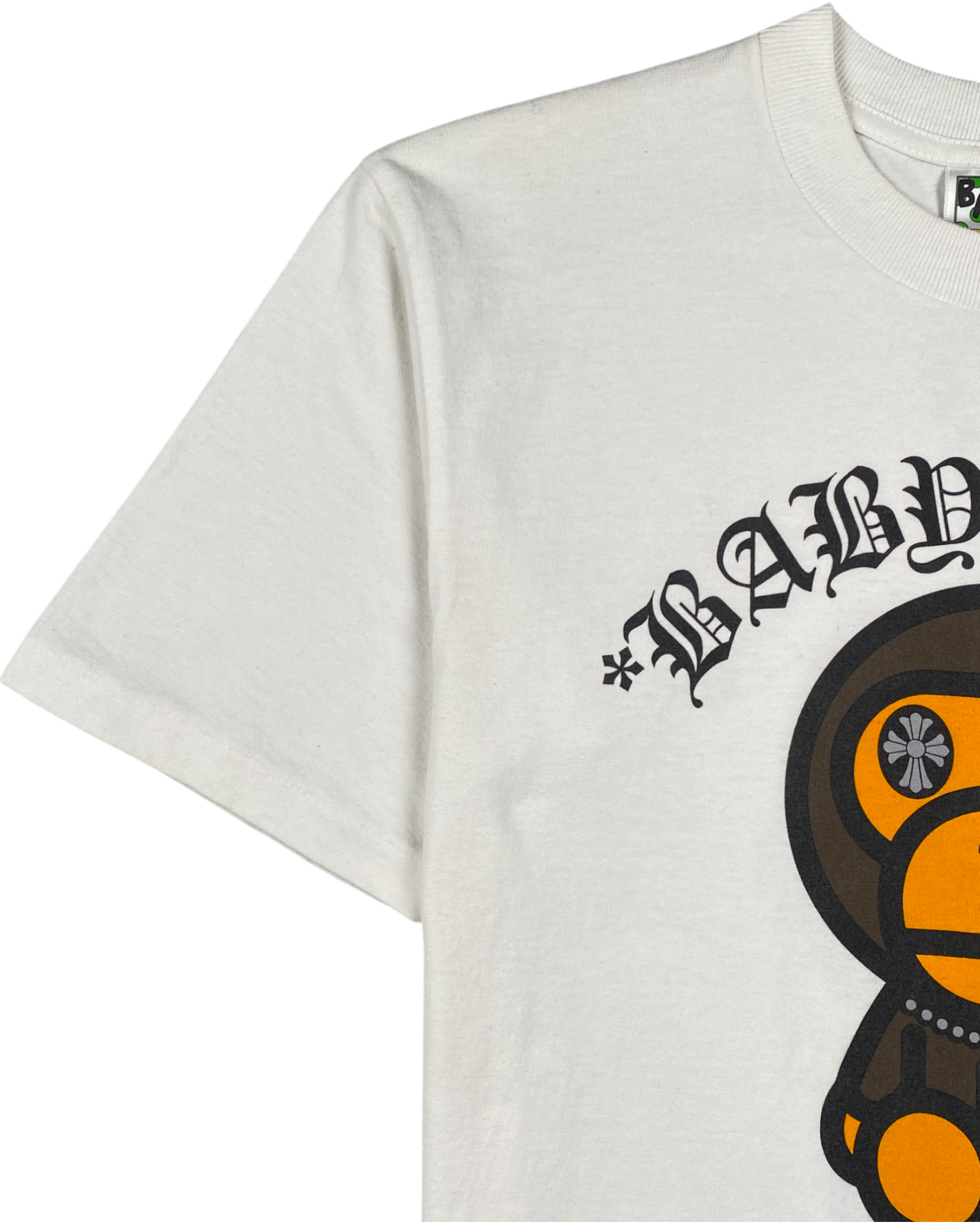 Chrome Hearts Bape Baby Milo White Tee