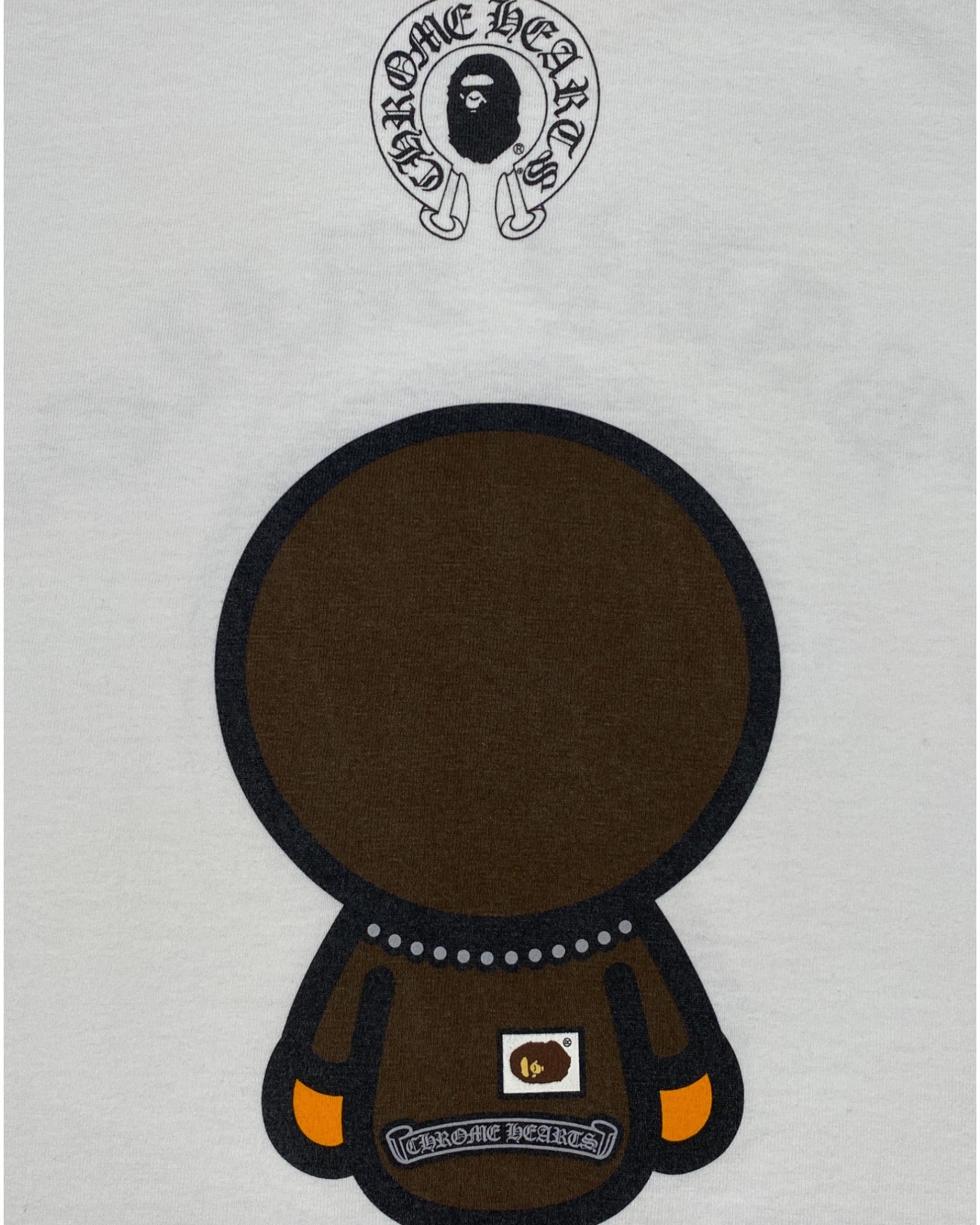 Chrome Hearts Bape Baby Milo White Tee