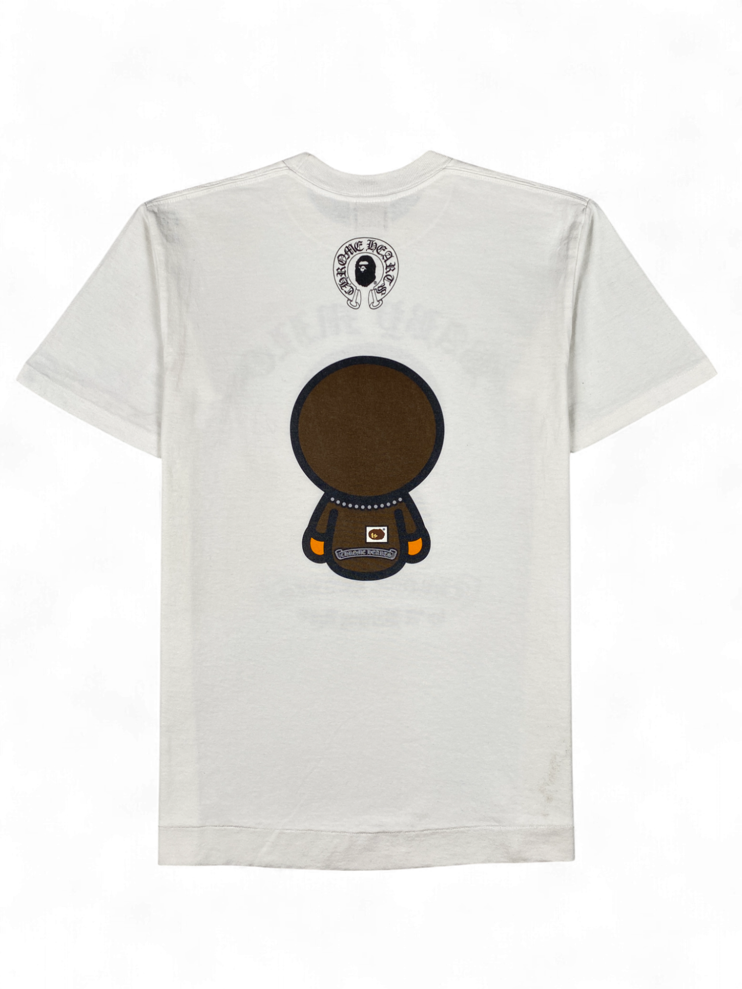 Chrome Hearts Bape Baby Milo White Tee