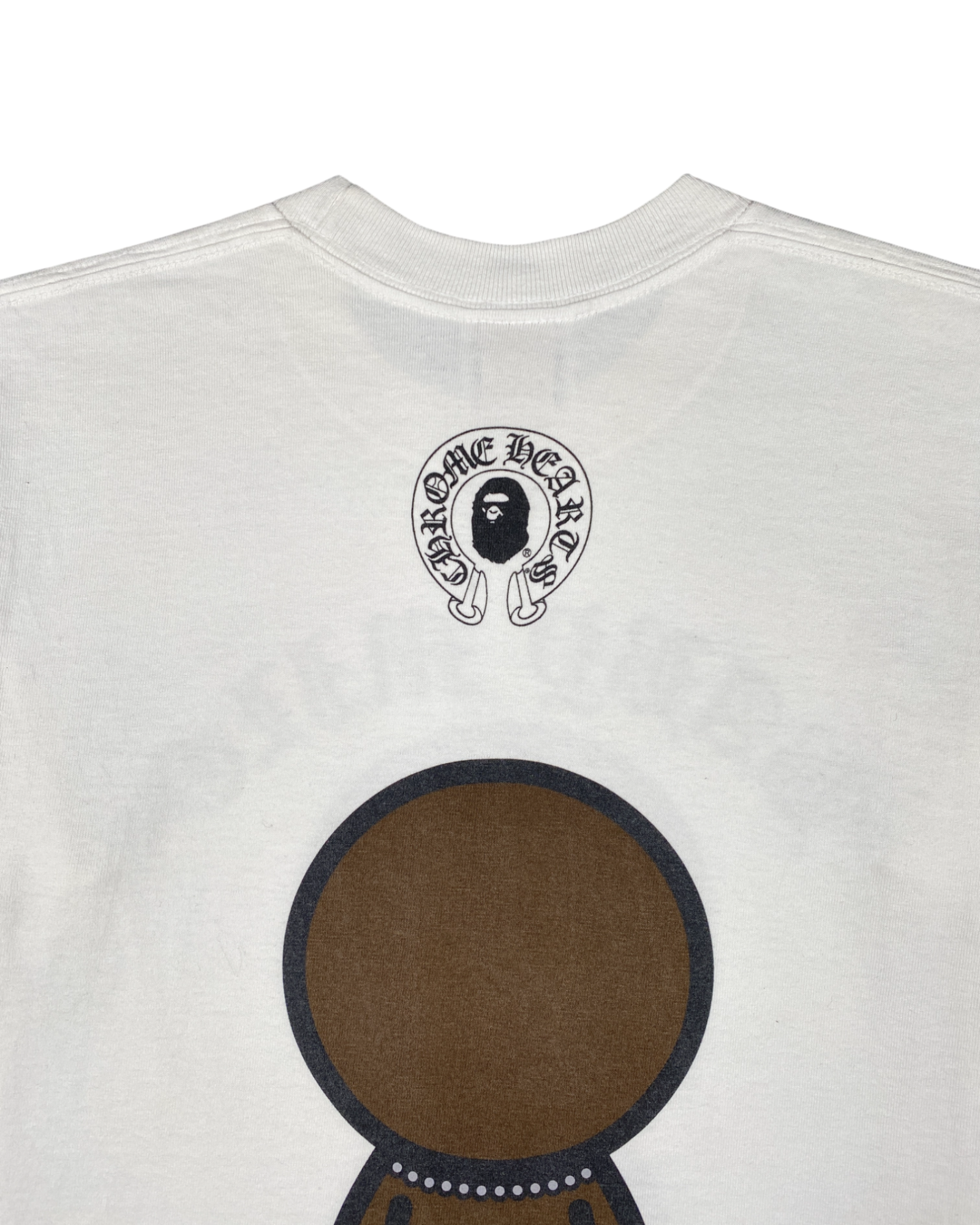 Chrome Hearts Bape Baby Milo White Tee