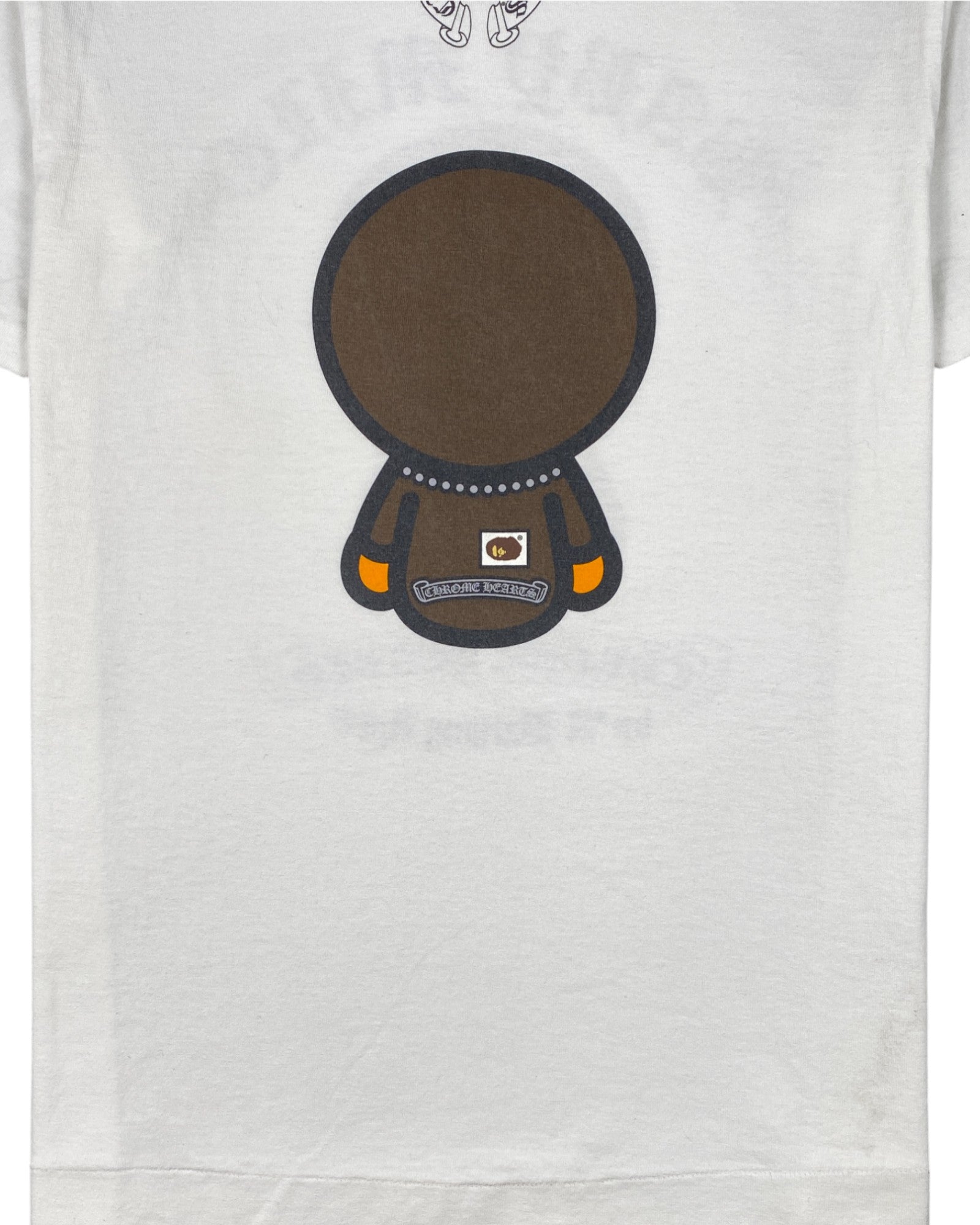 Chrome Hearts Bape Baby Milo White Tee