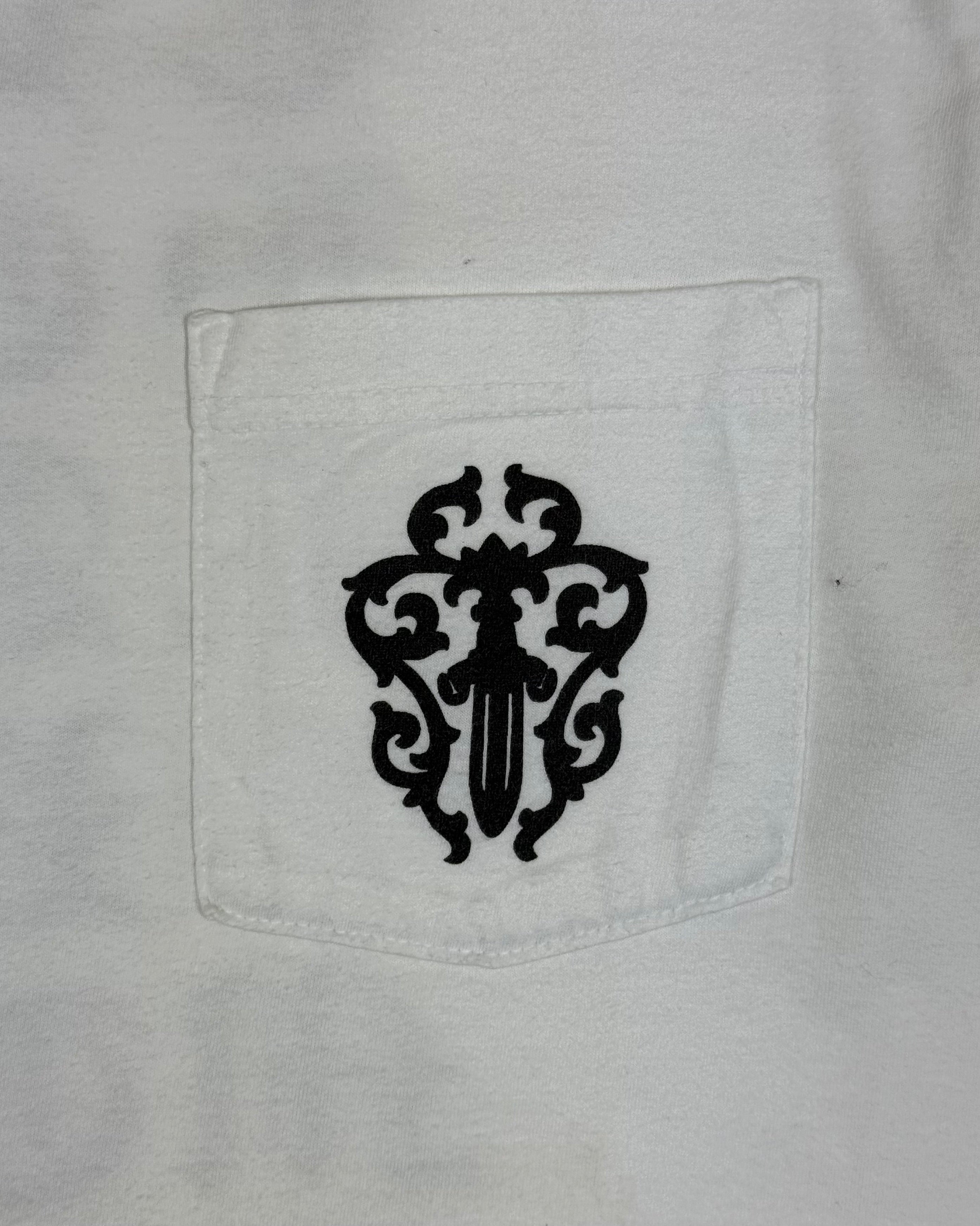 Chrome Hearts White Dagger Longsleeve