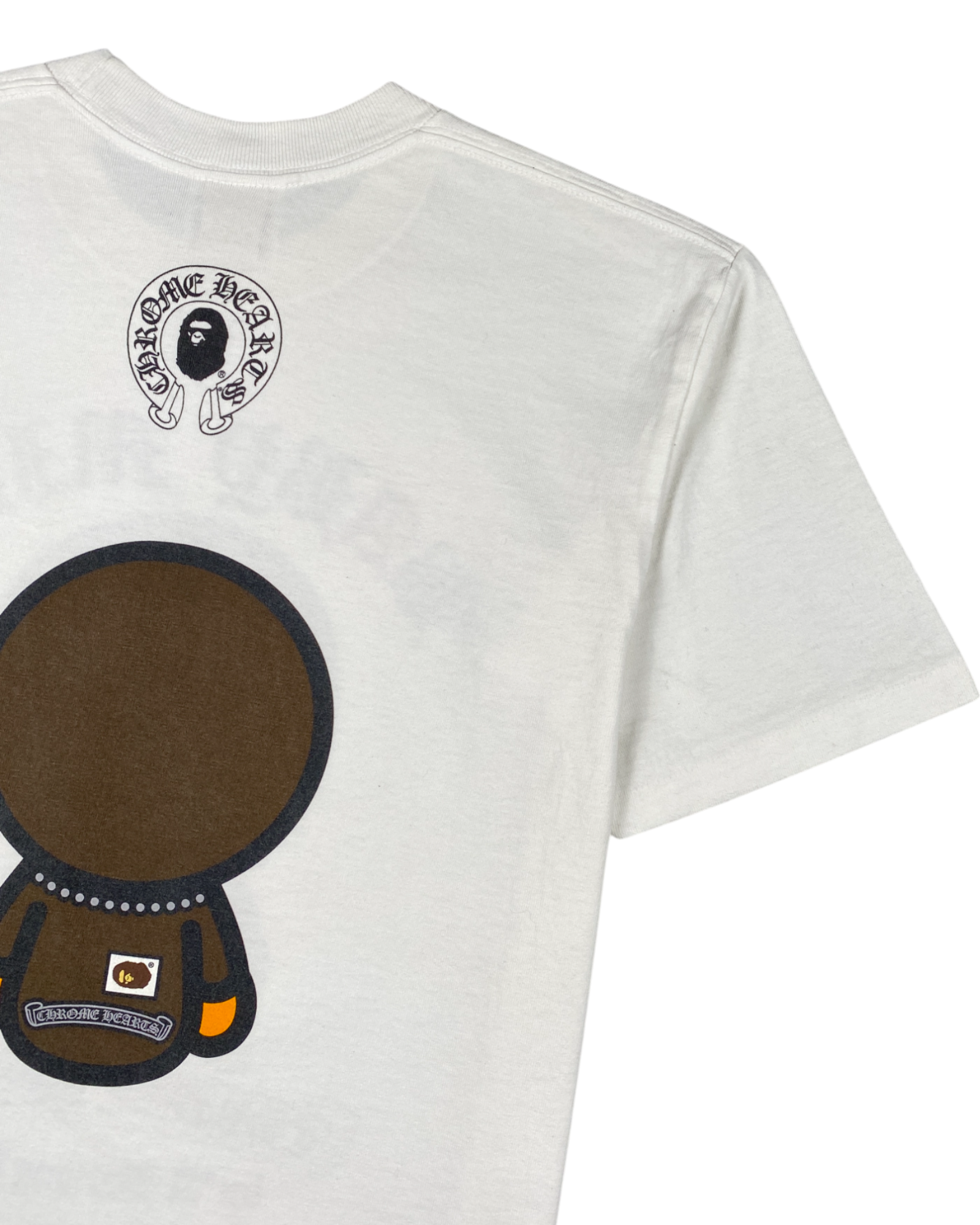 Chrome Hearts Bape Baby Milo White Tee