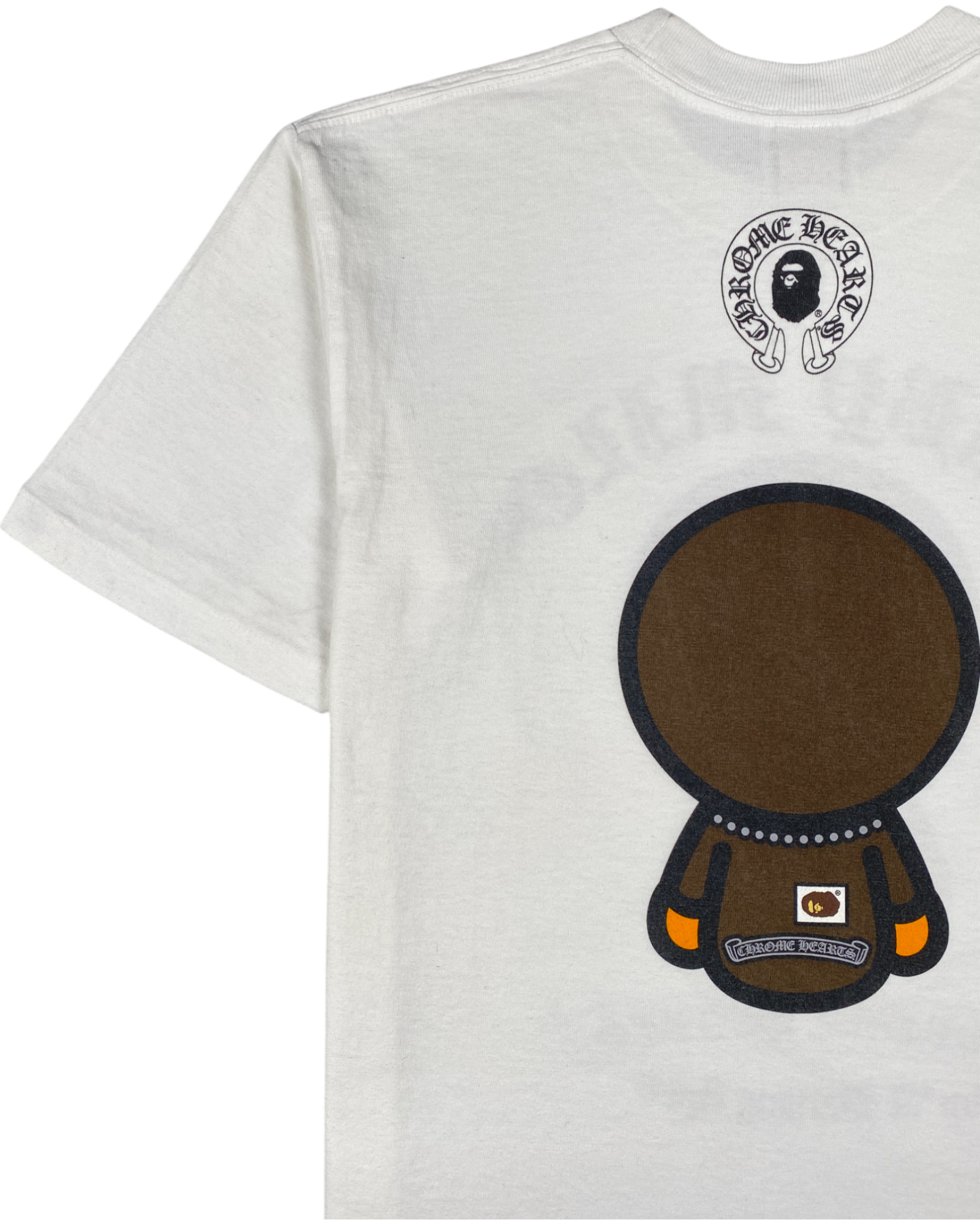 Chrome Hearts Bape Baby Milo White Tee