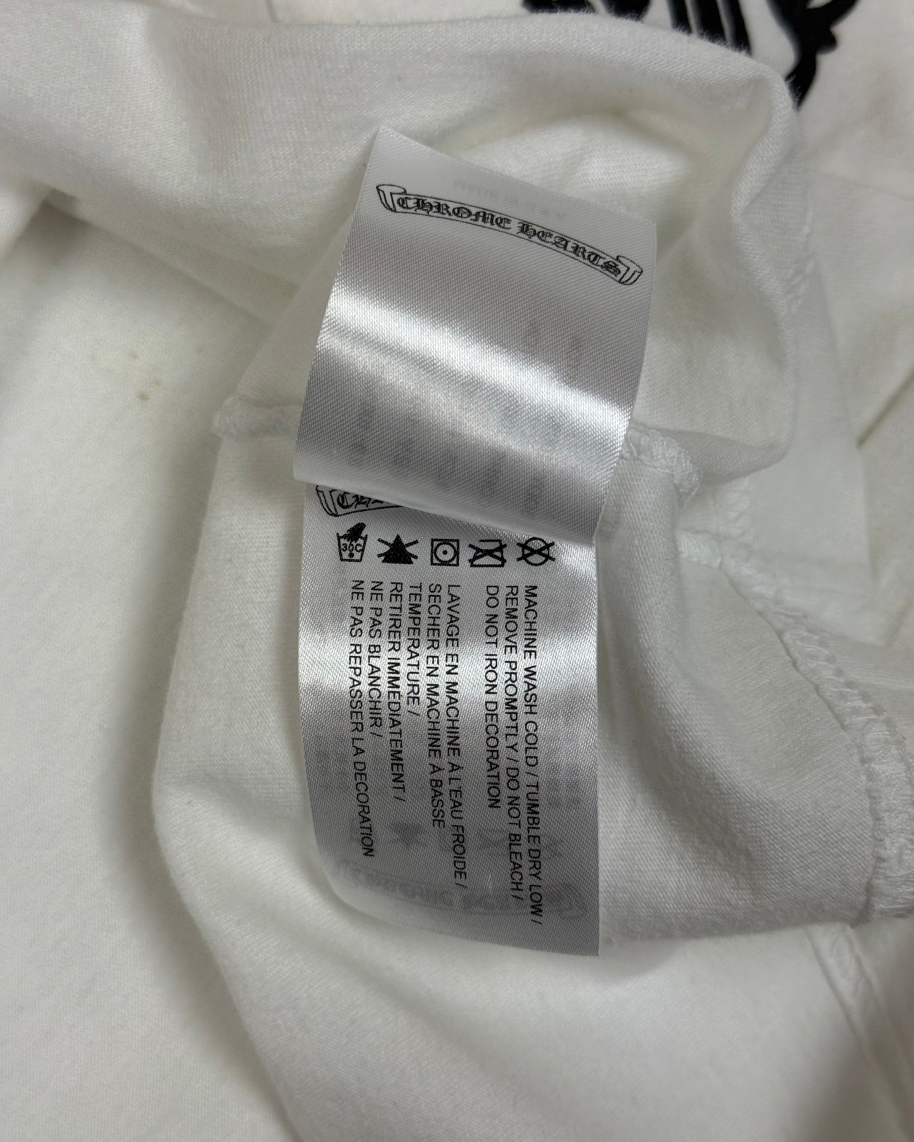 Chrome Hearts White Dagger Longsleeve