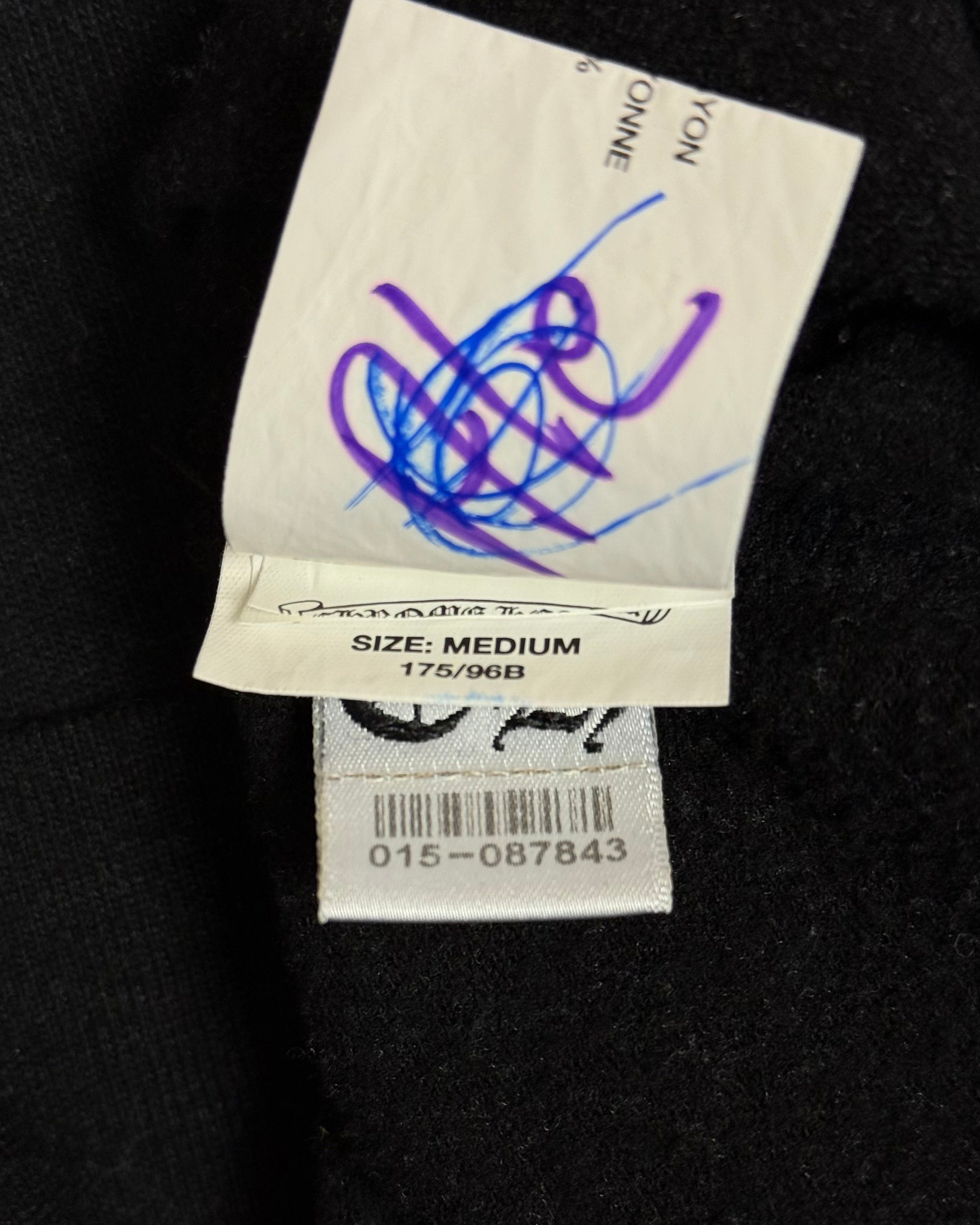 Chrome Hearts Black Horseshoe Logo Crewneck