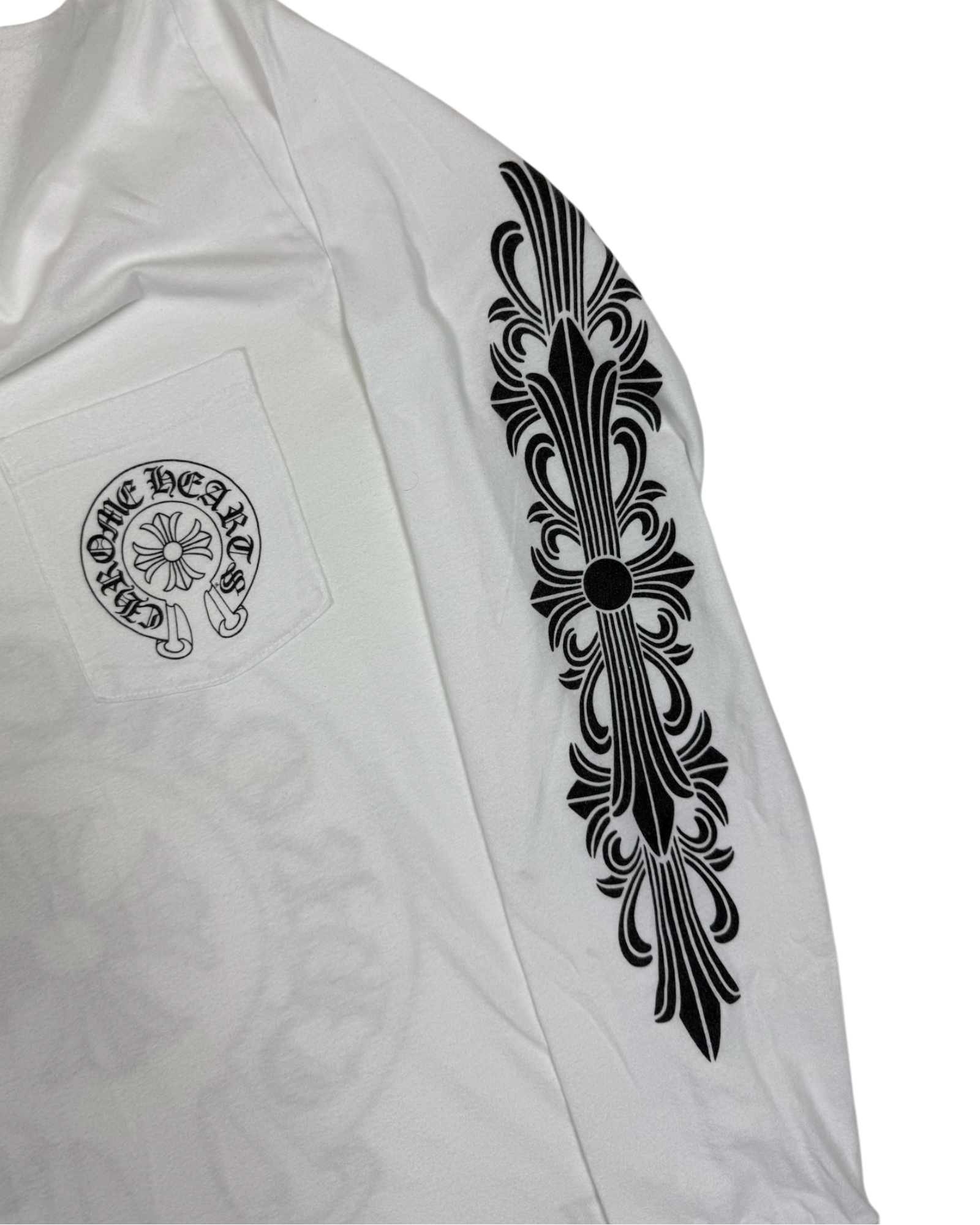 Chrome Hearts Los Angeles Exclusive White Horseshoe Longsleeve