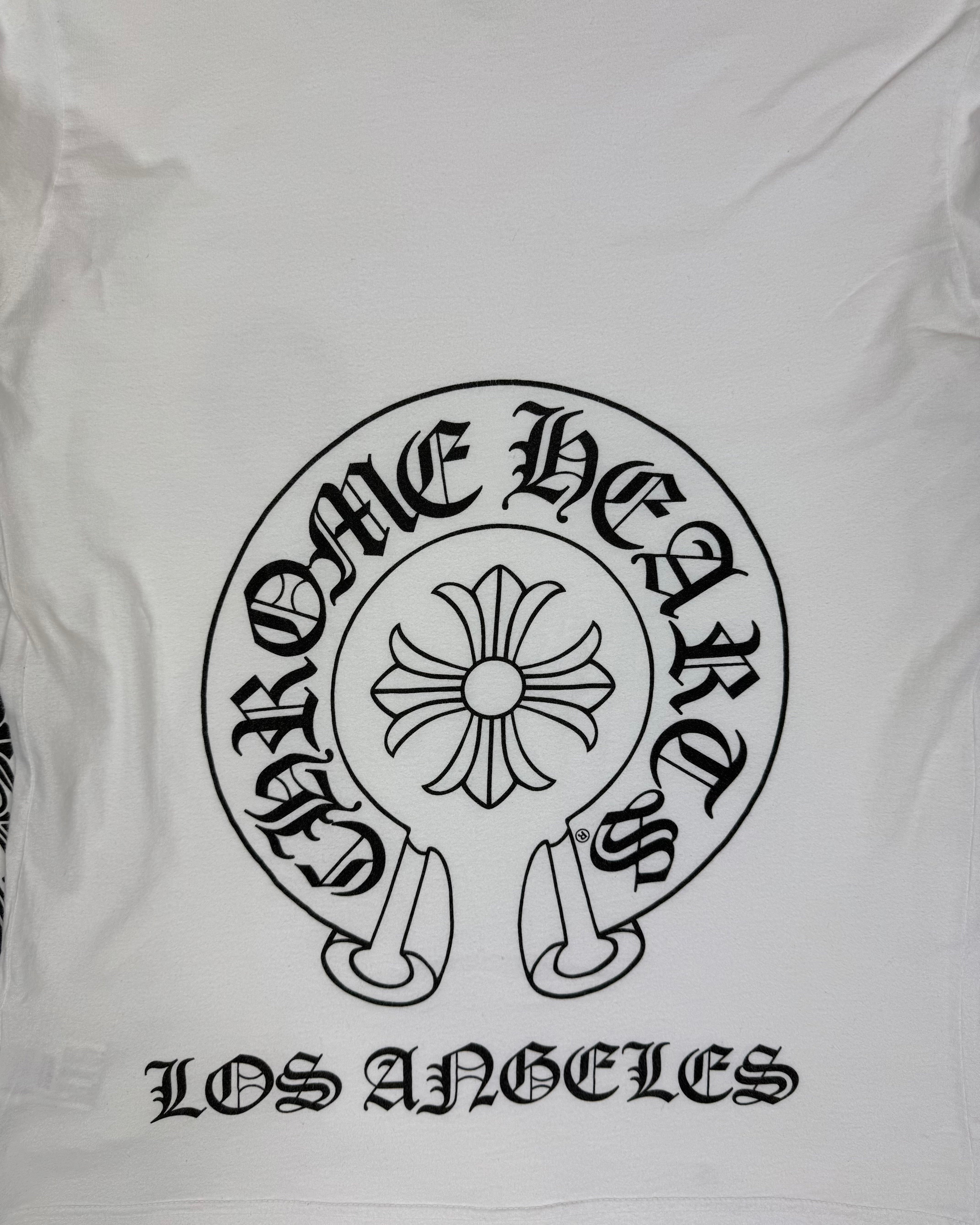 Chrome Hearts Los Angeles Exclusive White Horseshoe Longsleeve