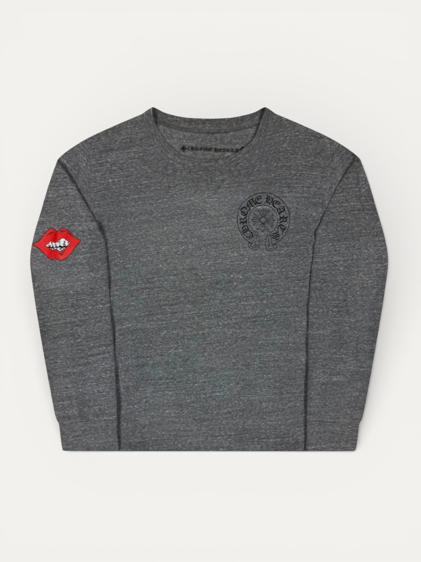 Chrome Hearts Matty Boy Teen Idles Heather Grey Crewneck