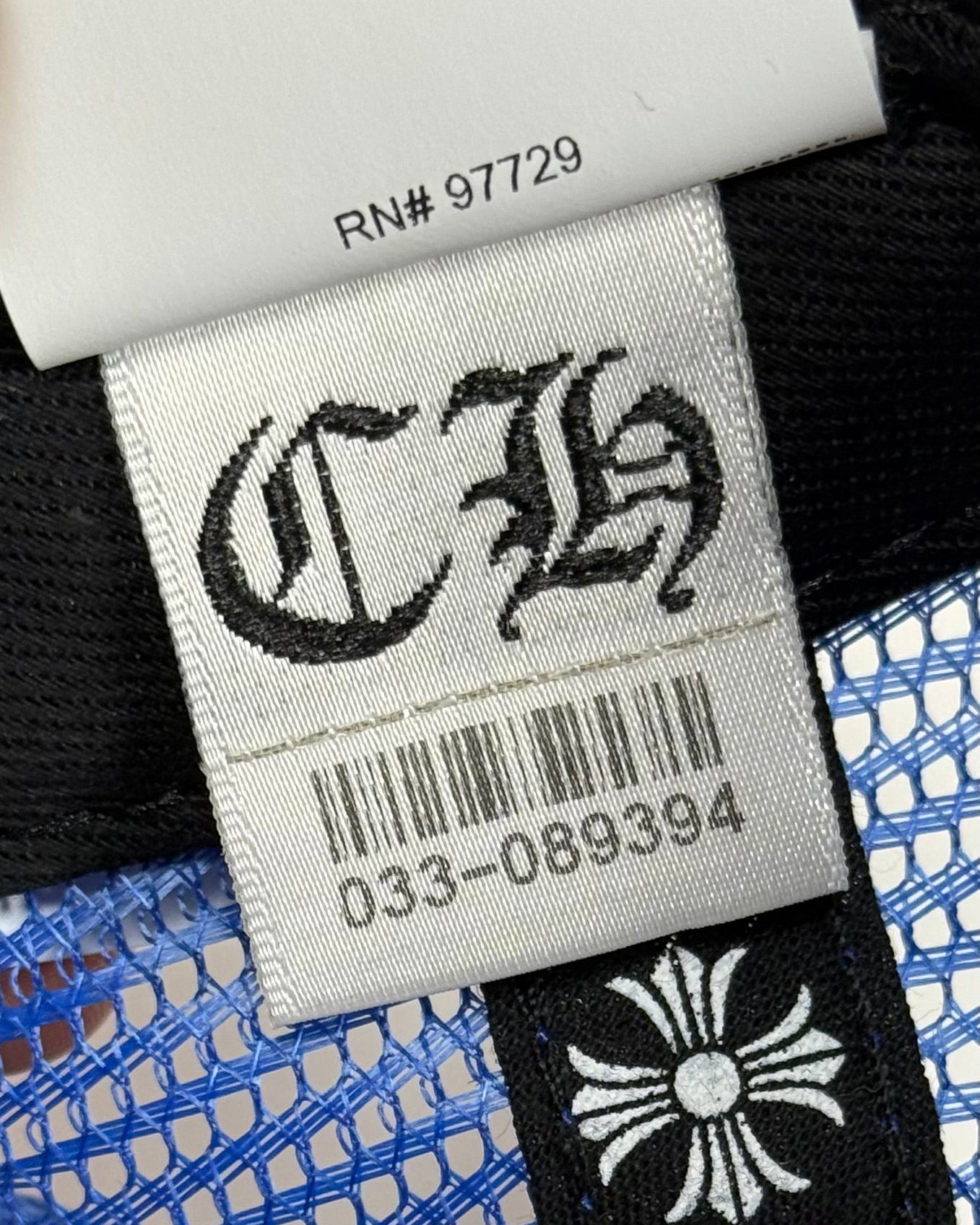 Chrome Hearts Blue Red Eye Chart Cap