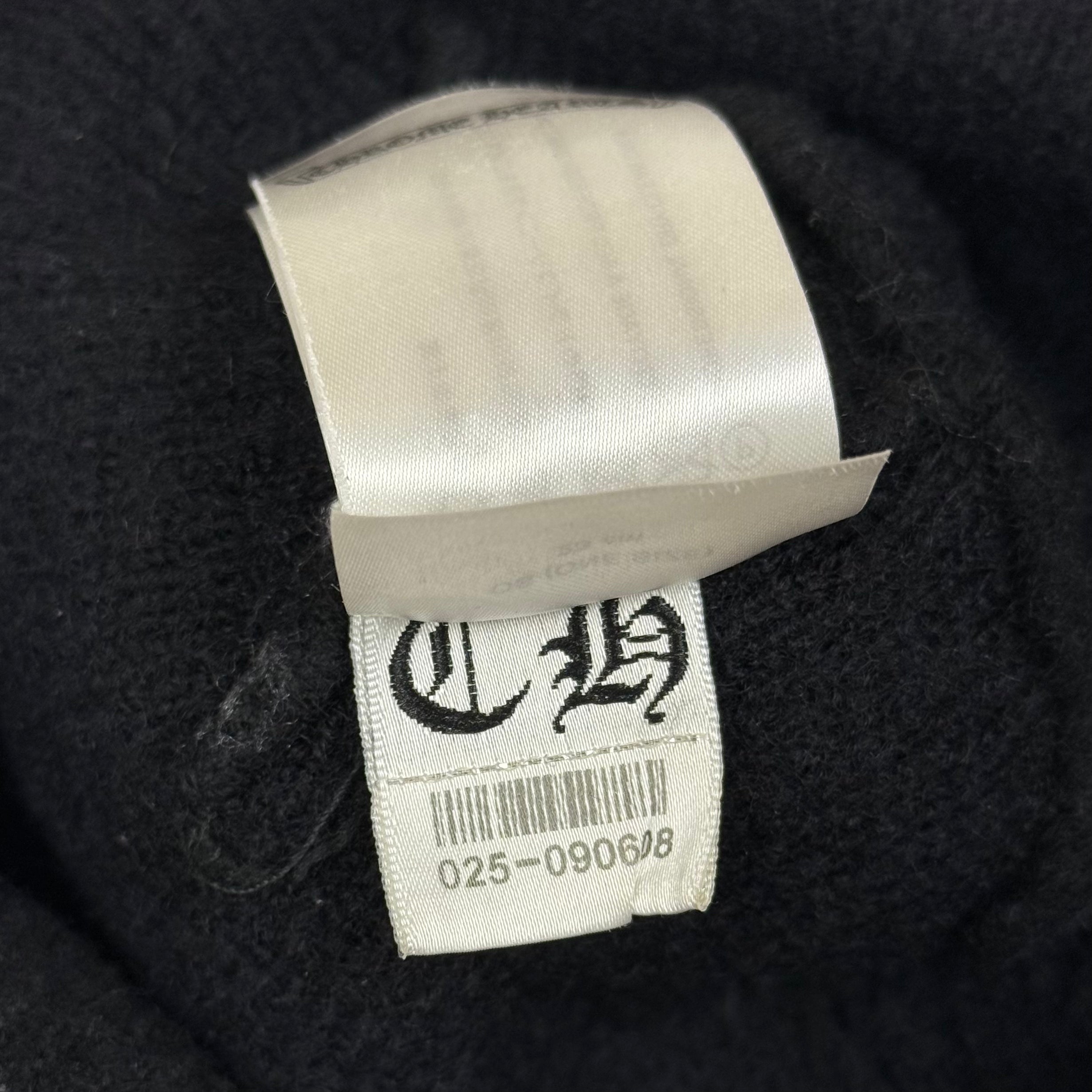 Chrome Hearts Wool Horseshoe Logo Beanie Black