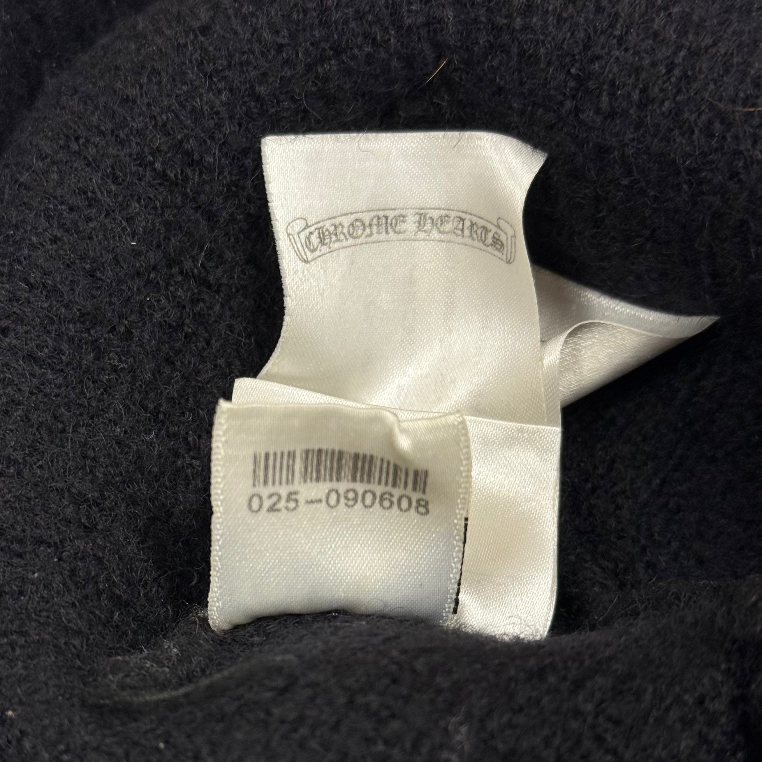 Chrome Hearts Wool Horseshoe Logo Beanie Black