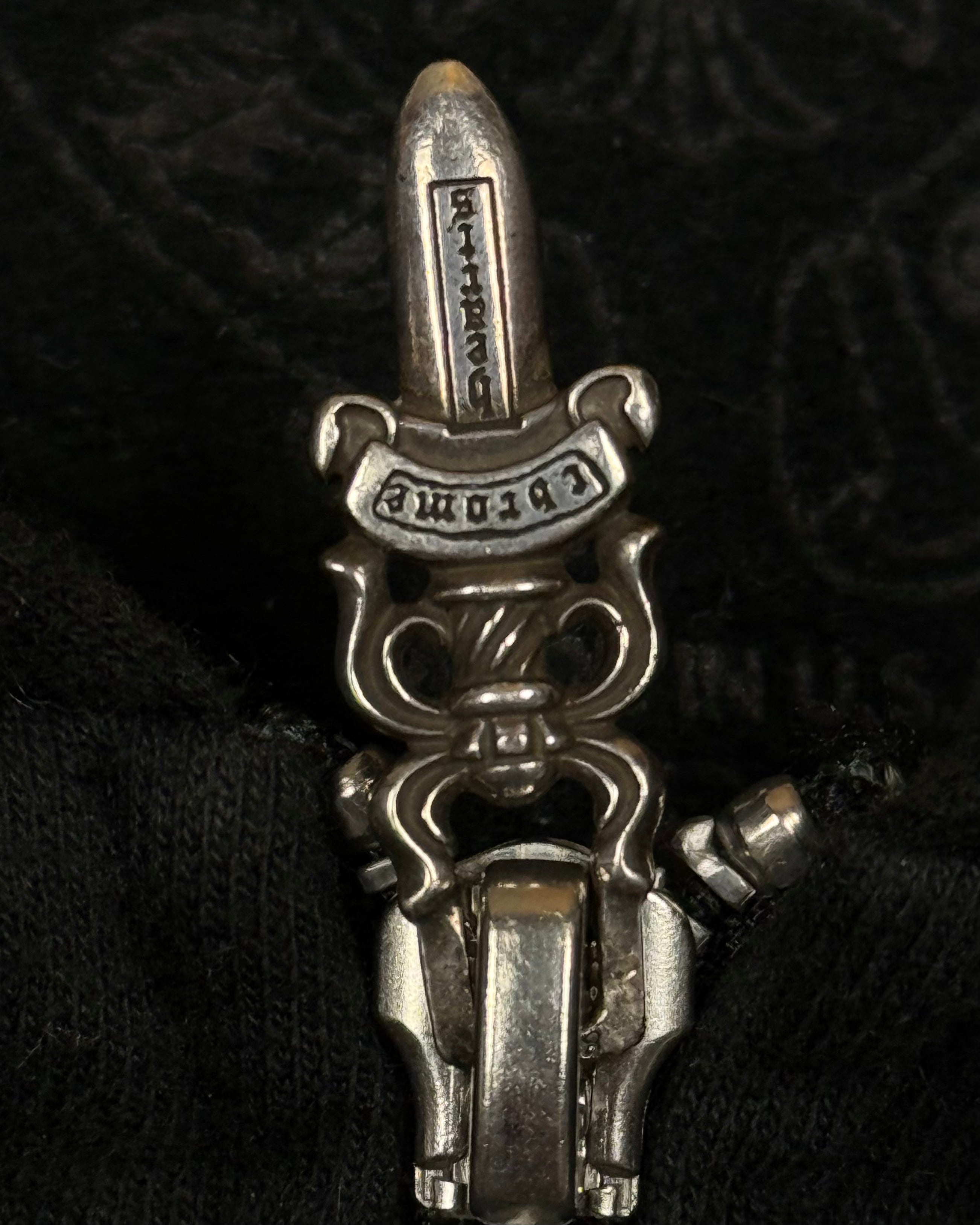 Chrome Hearts St. Barth Exclusive Black Zip Up Hoodie