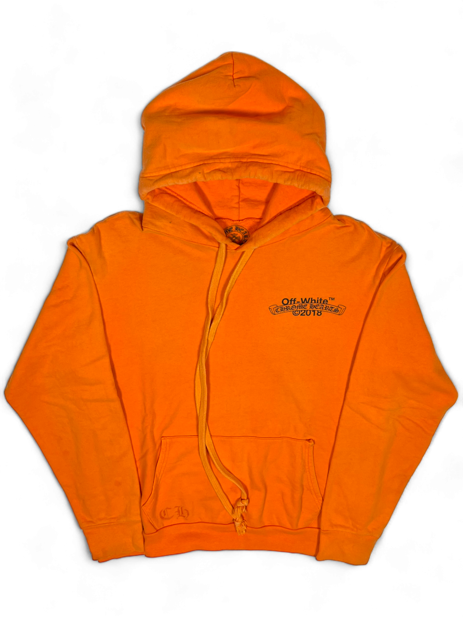 Off white chrome hearts hoodie hotsell