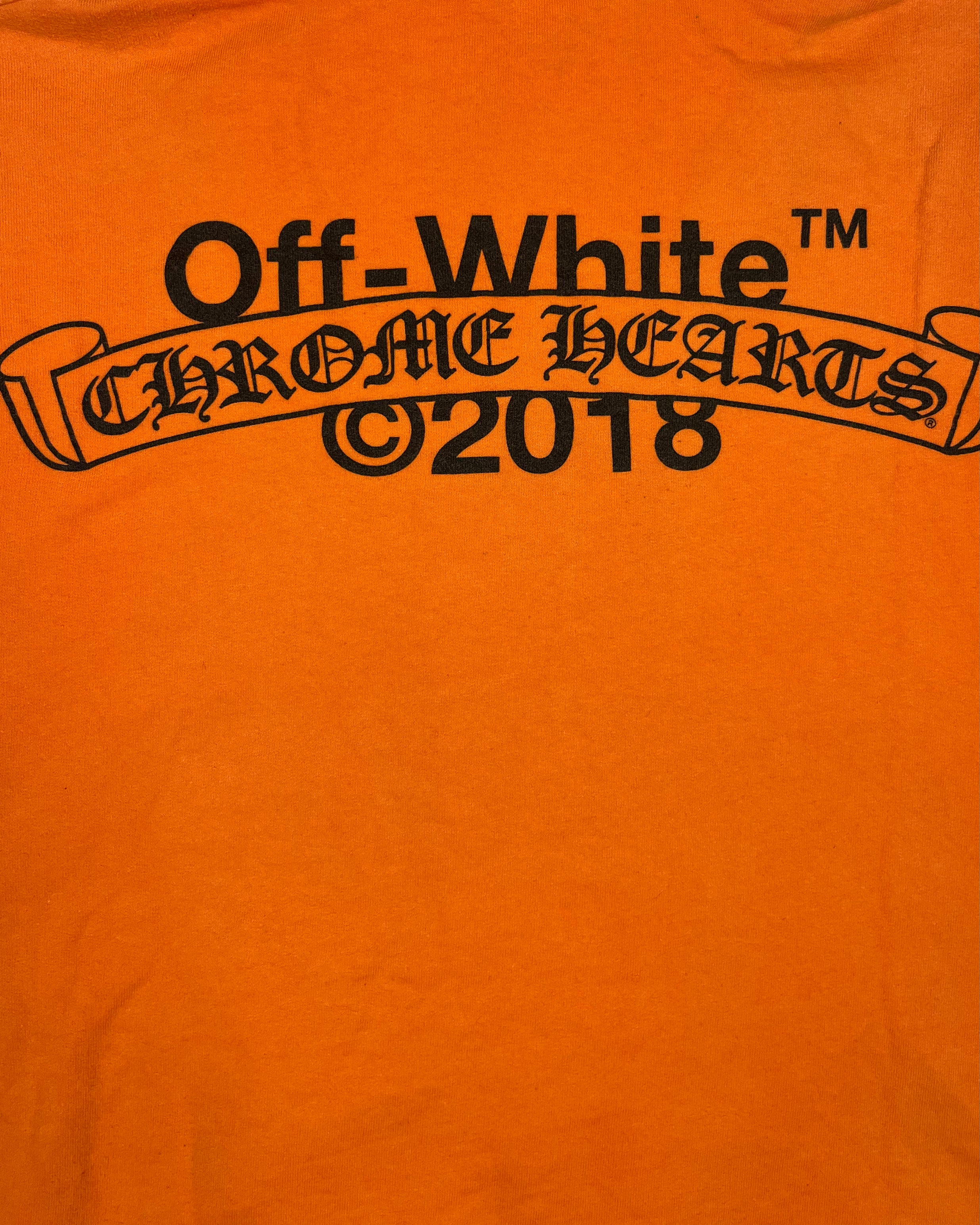 Chrome Hearts x Off-White Orange Hoodie