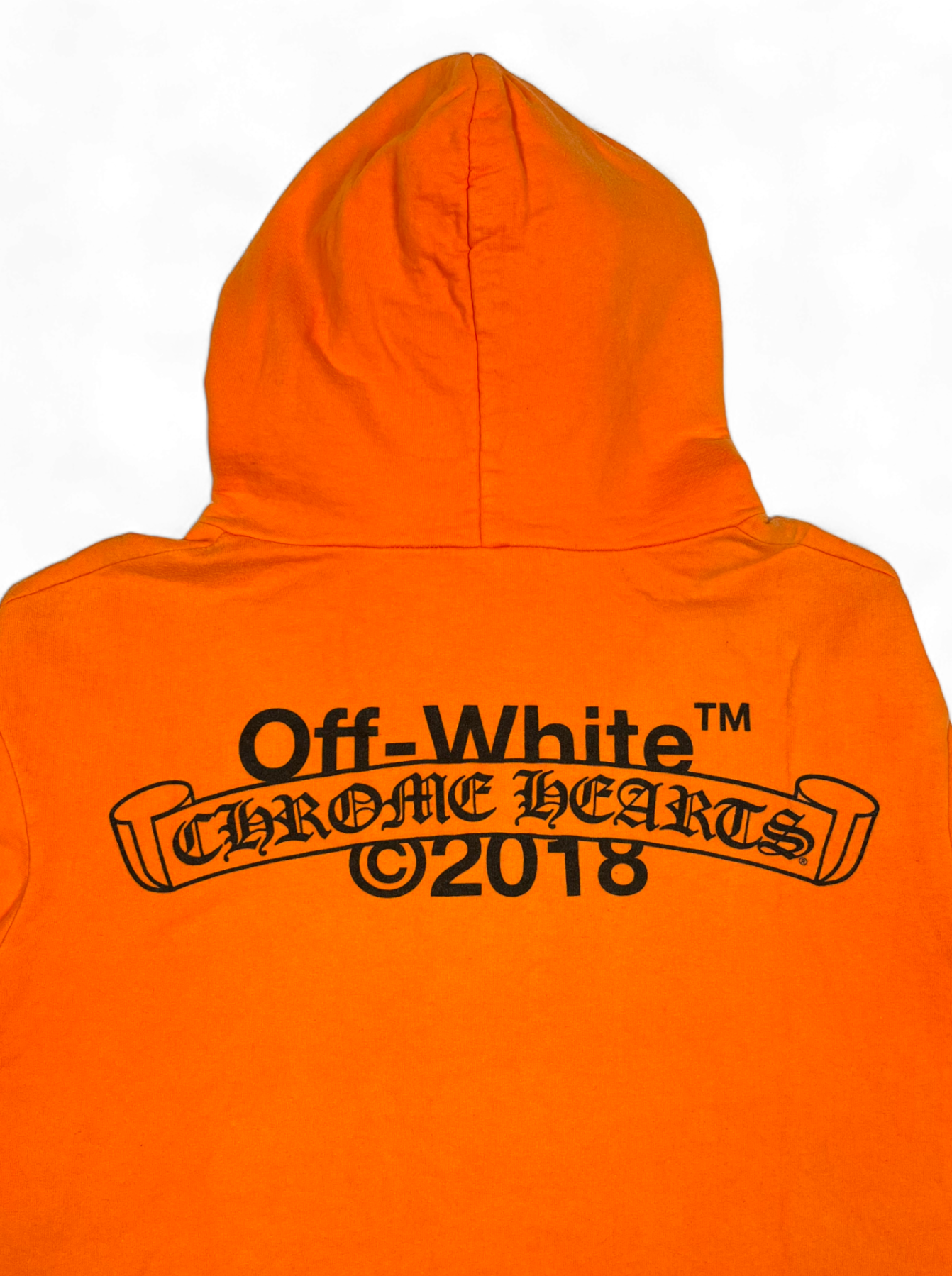 Chrome Hearts x Off-White Orange Hoodie