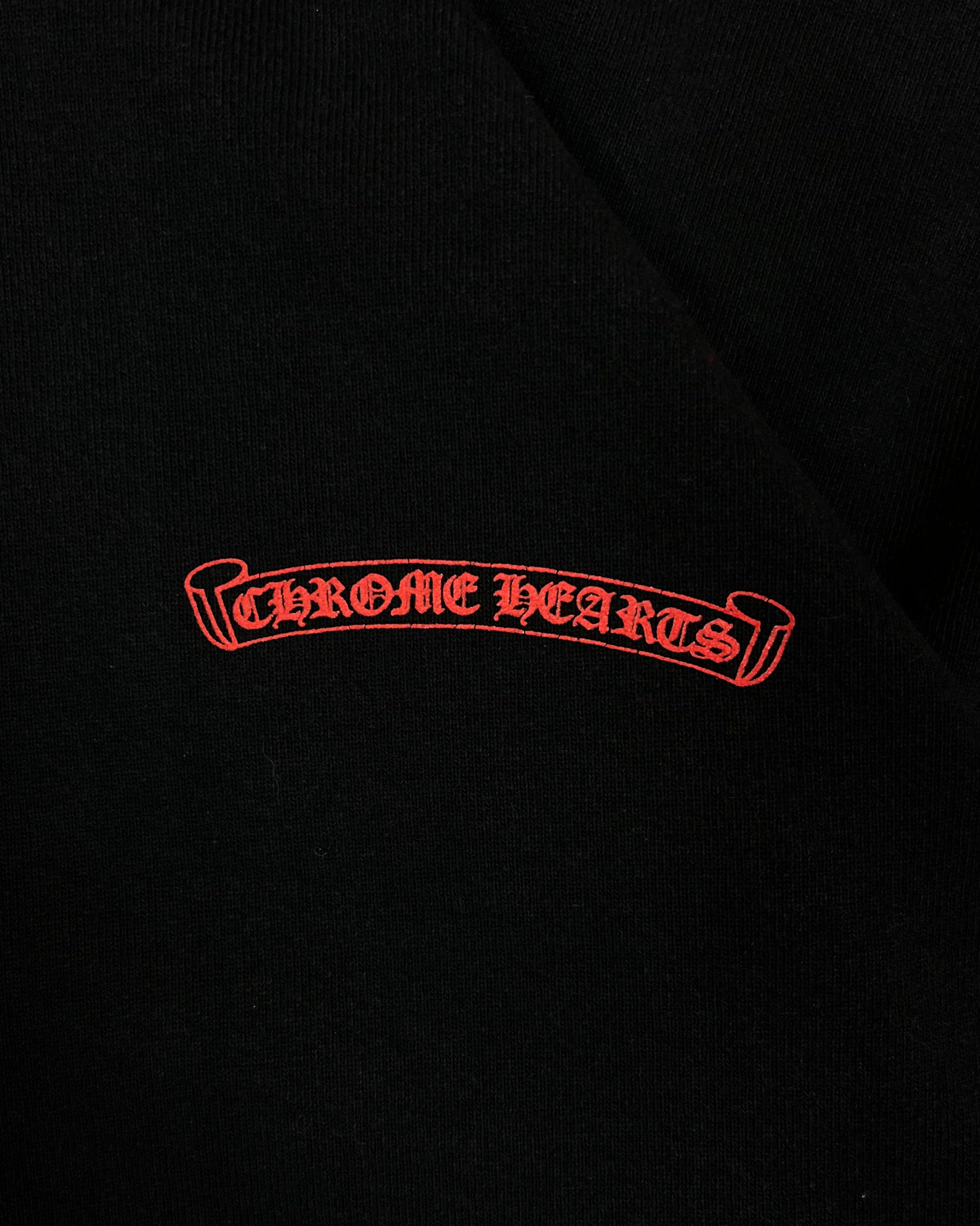 Chrome Hearts Matty Boy Flower Chomper Black Hoodie