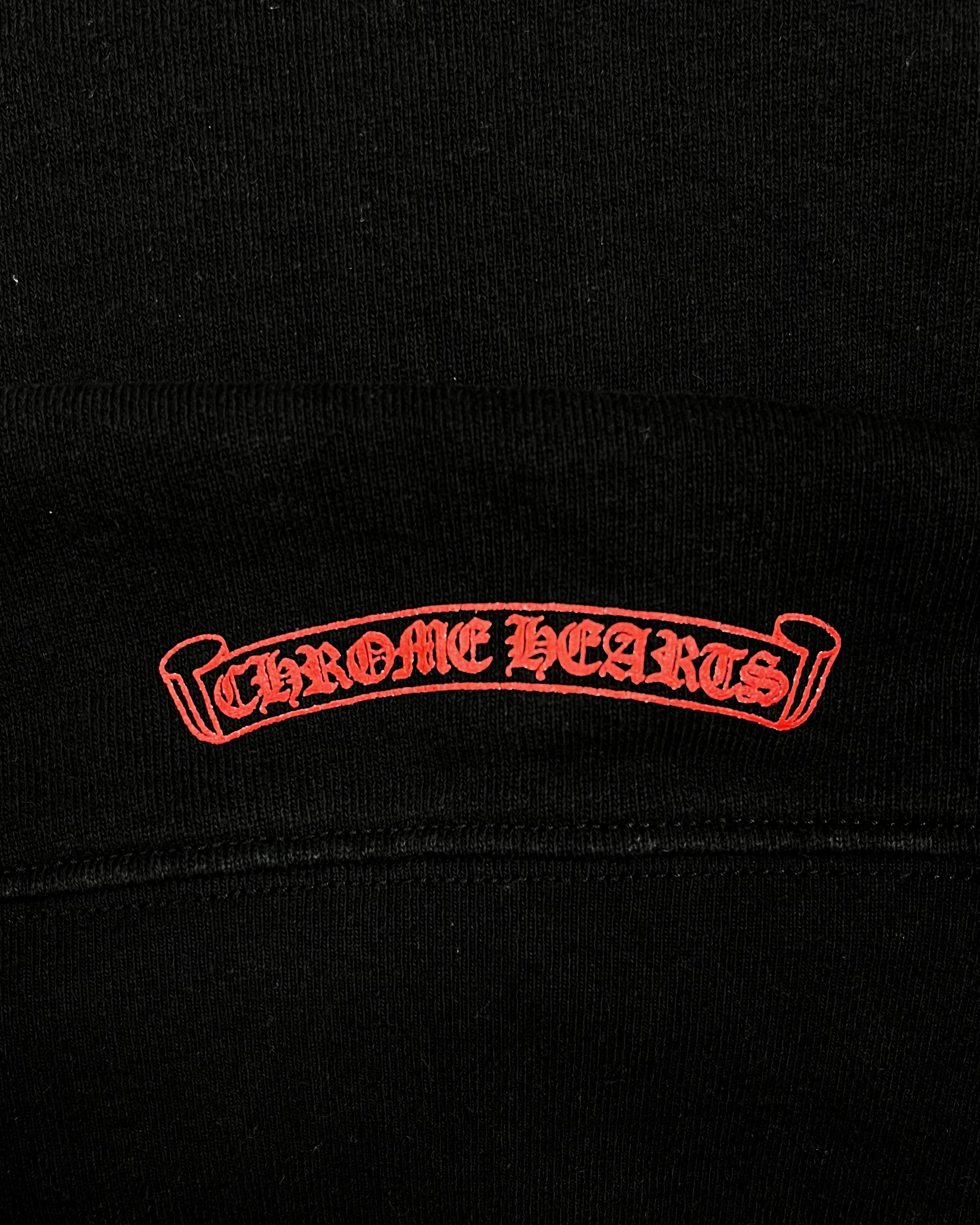 Chrome Hearts Matty Boy Flower Chomper Black Hoodie