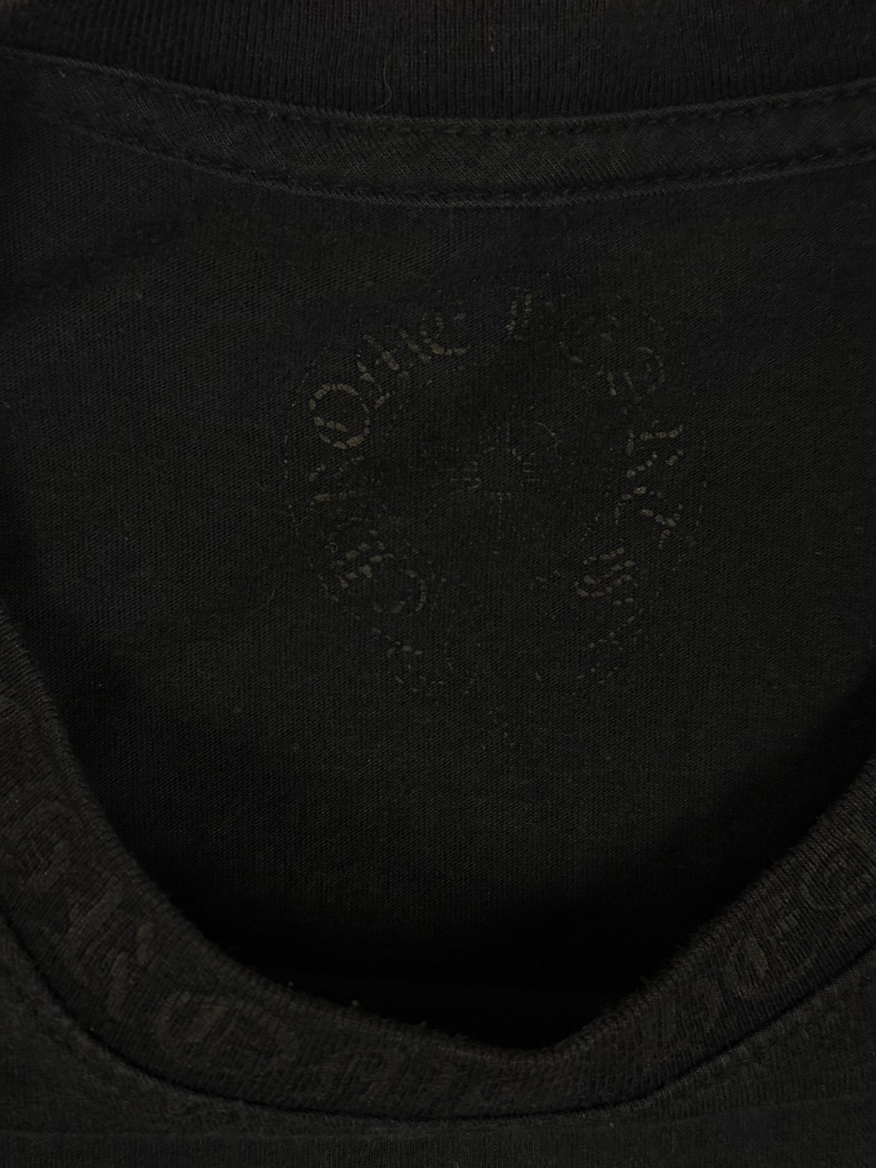 Chrome Hearts Black Horseshoe Gradient Script Logo Tee
