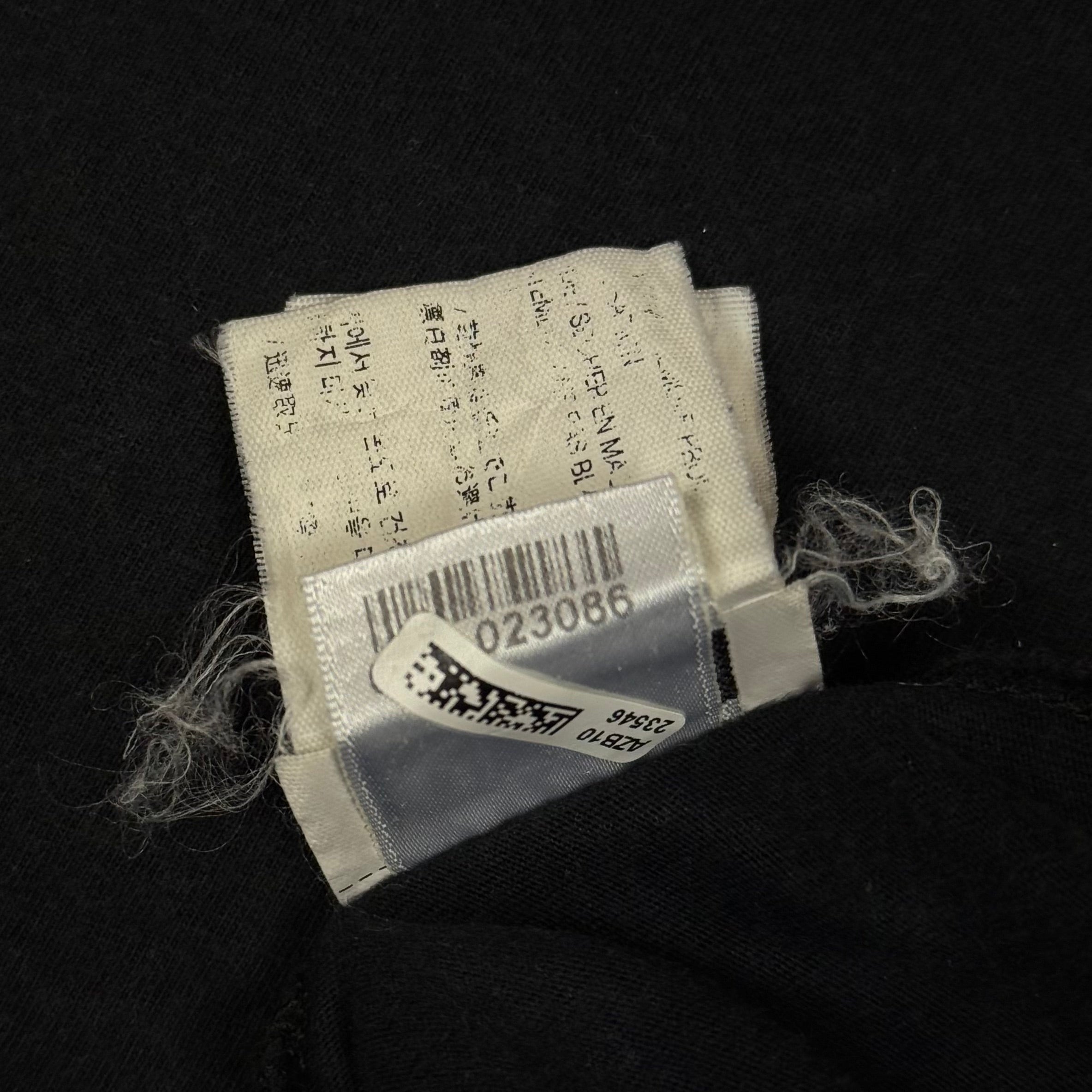 Chrome Hearts Black Horseshoe Gradient Script Logo Tee