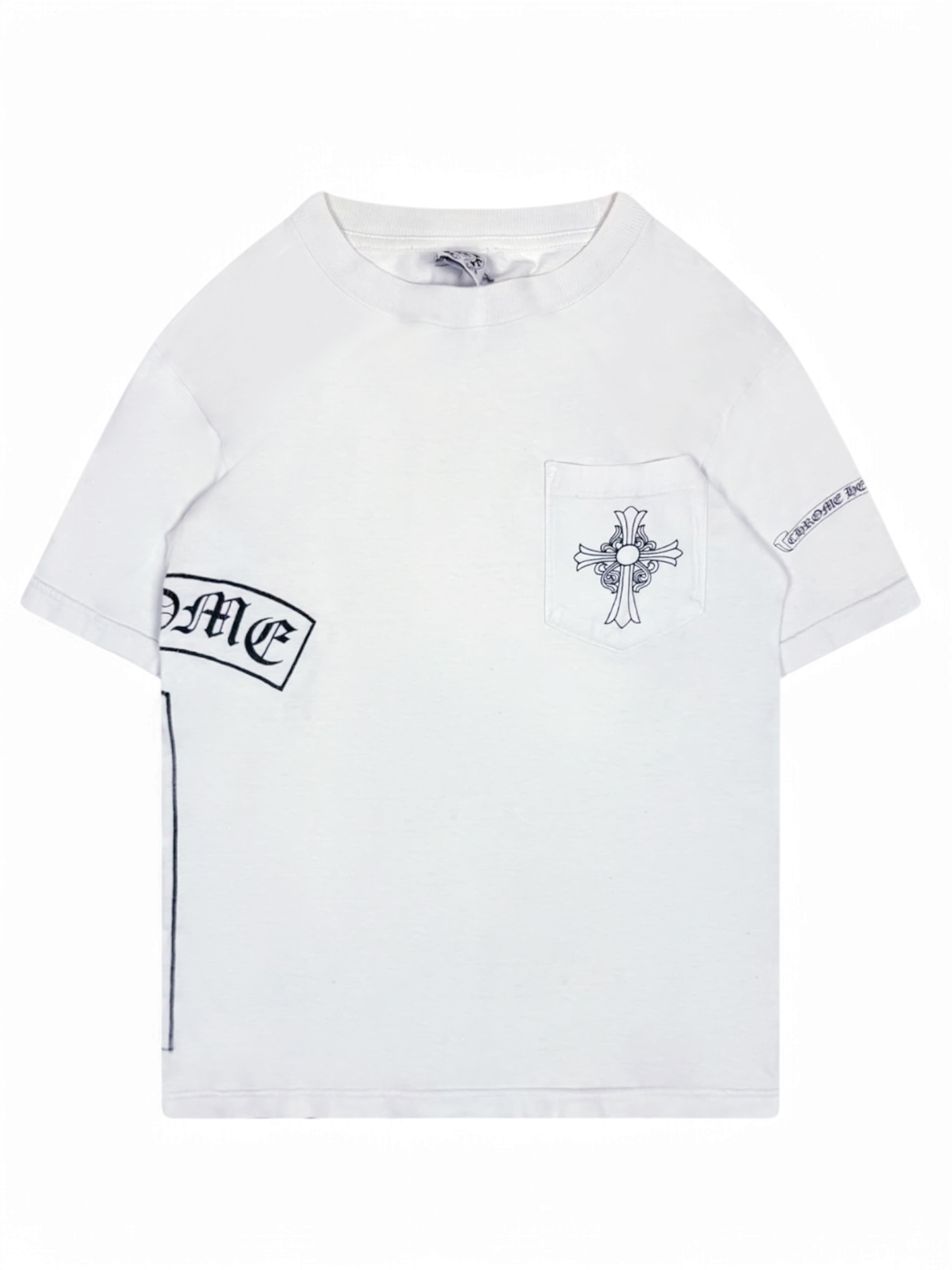 Chrome Hearts White Cross Logo Tee