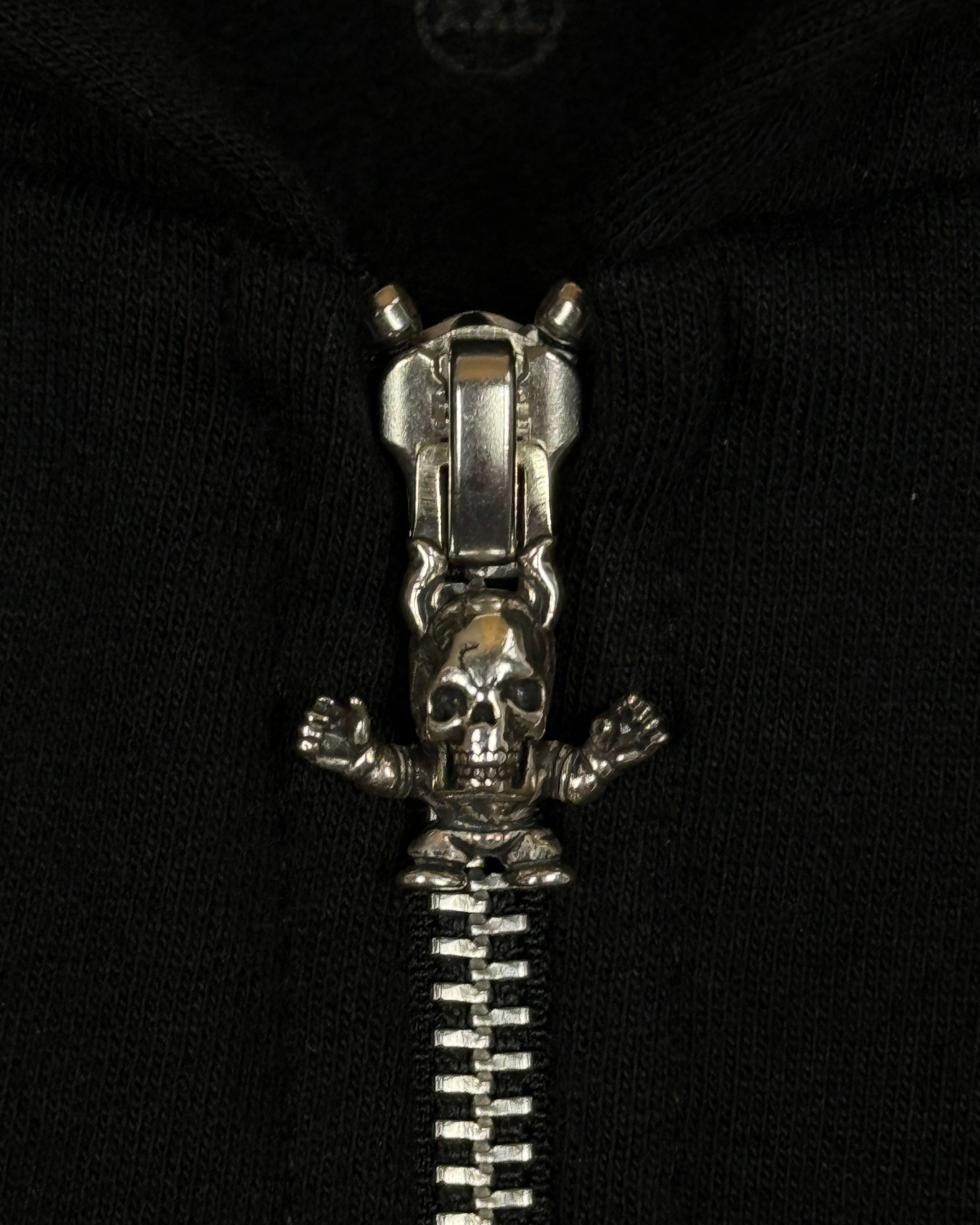 Chrome Hearts x FOTI Black Multi Color Thermal Zip Up Hoodie