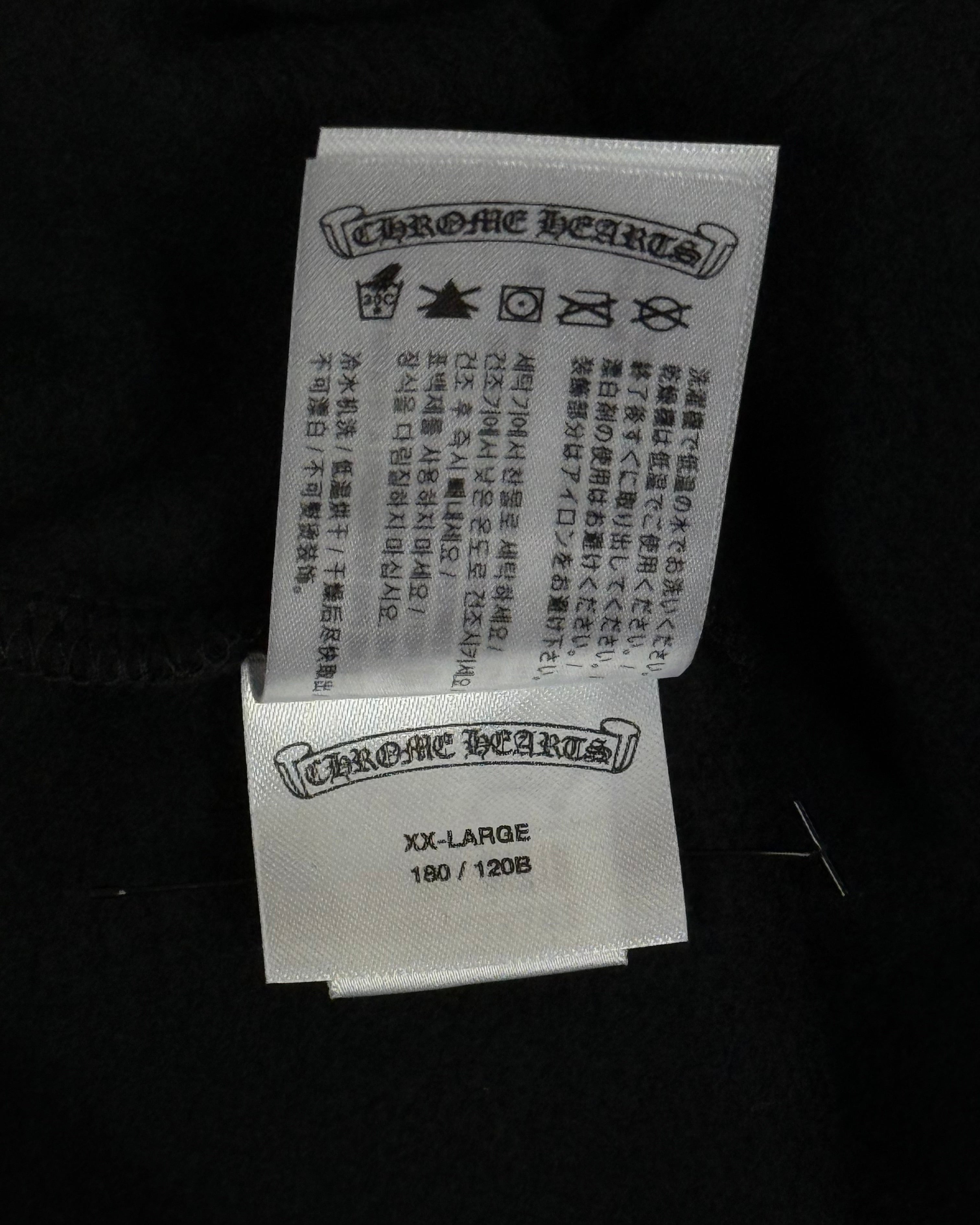 Chrome Hearts x FOTI Black Multi Color Thermal Zip Up Hoodie
