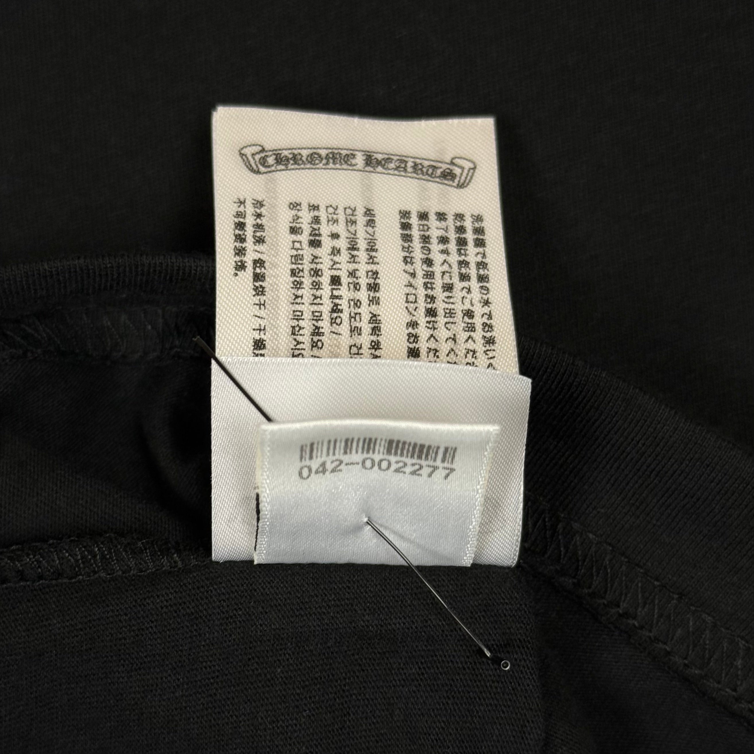 Chrome Hearts Black Scroll Logo Tee